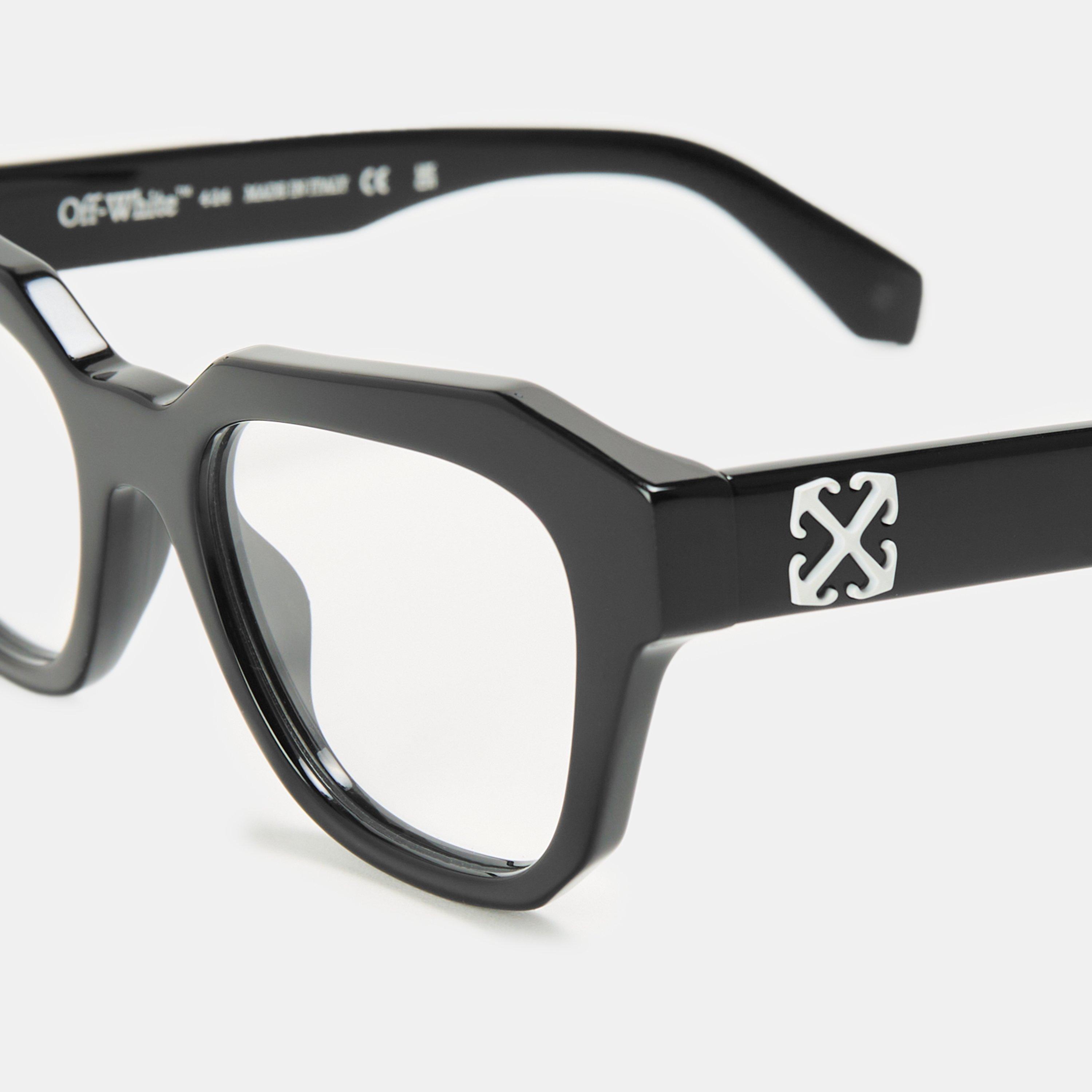 Black - Off White - Unisex Reading Glasses - 3