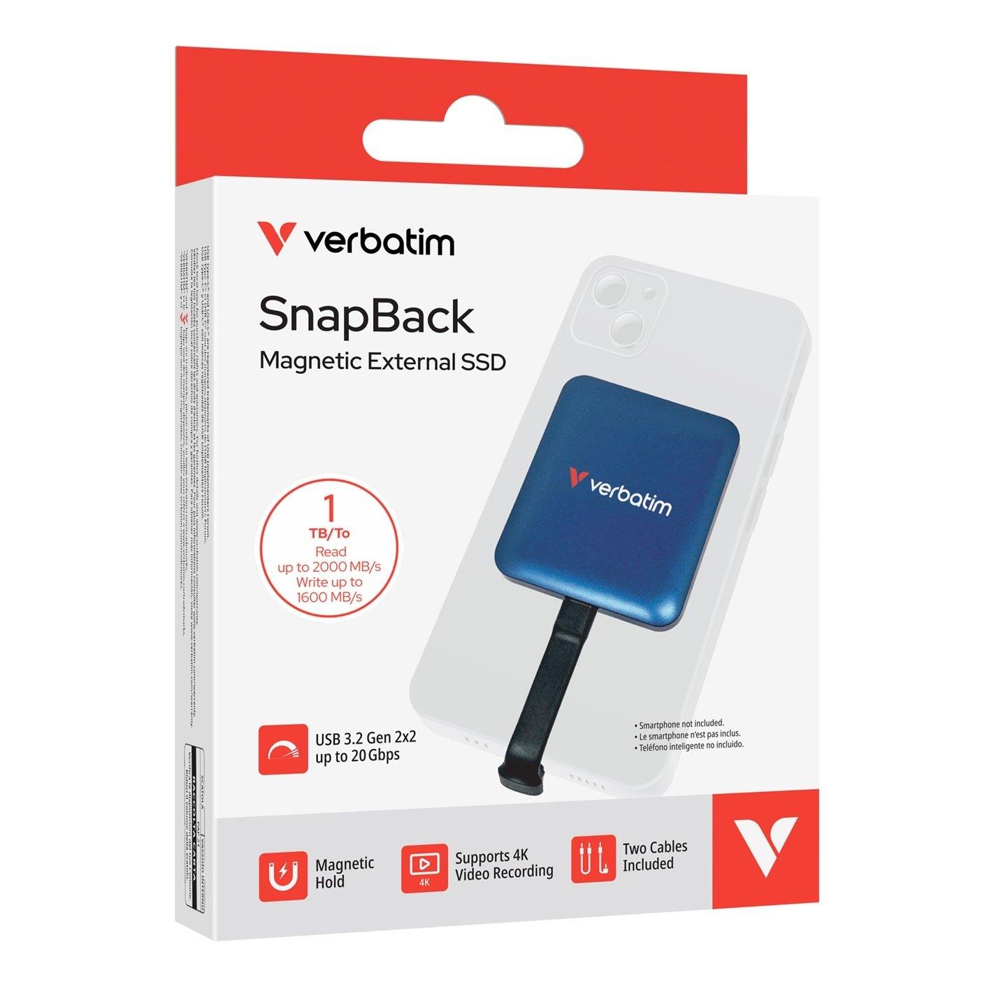 Azul - Verbatim - External Snapback SSD 32075 - 5