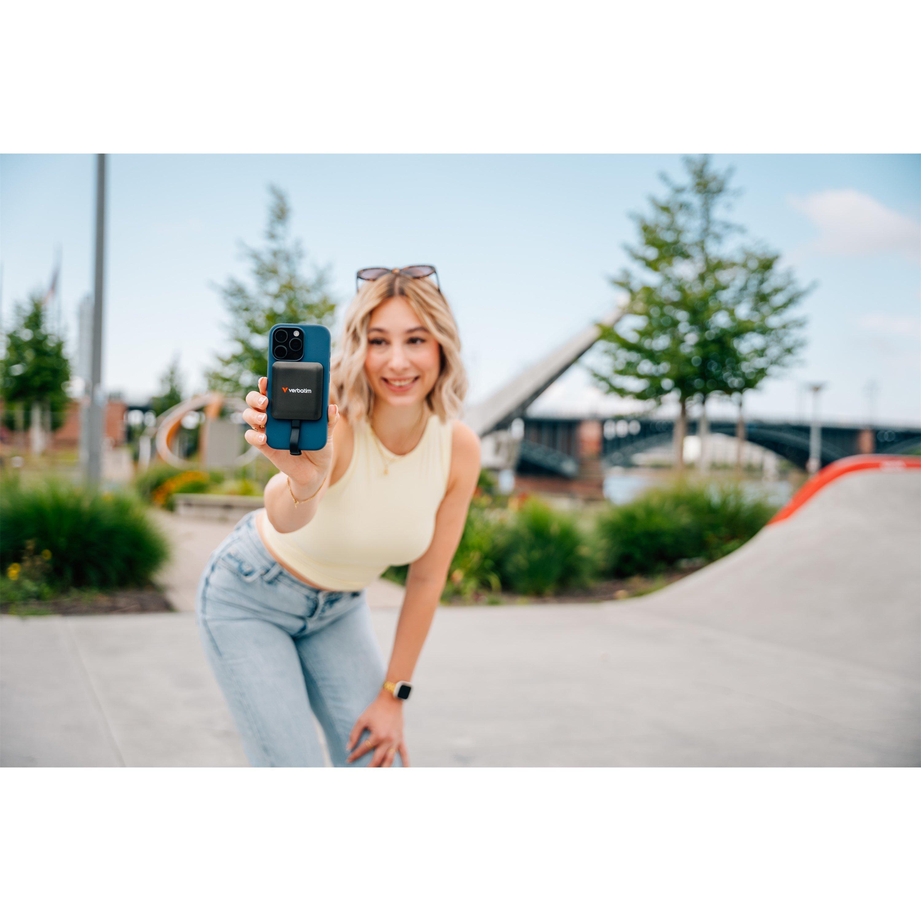 Marrón - Verbatim - External SSD - 1TB Mocha - 7