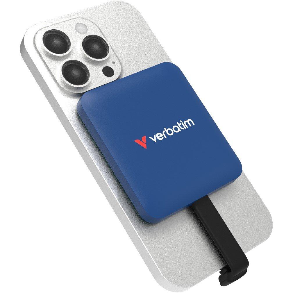 Azul - Verbatim - External SSD - 2TB Metallic Blue - 4