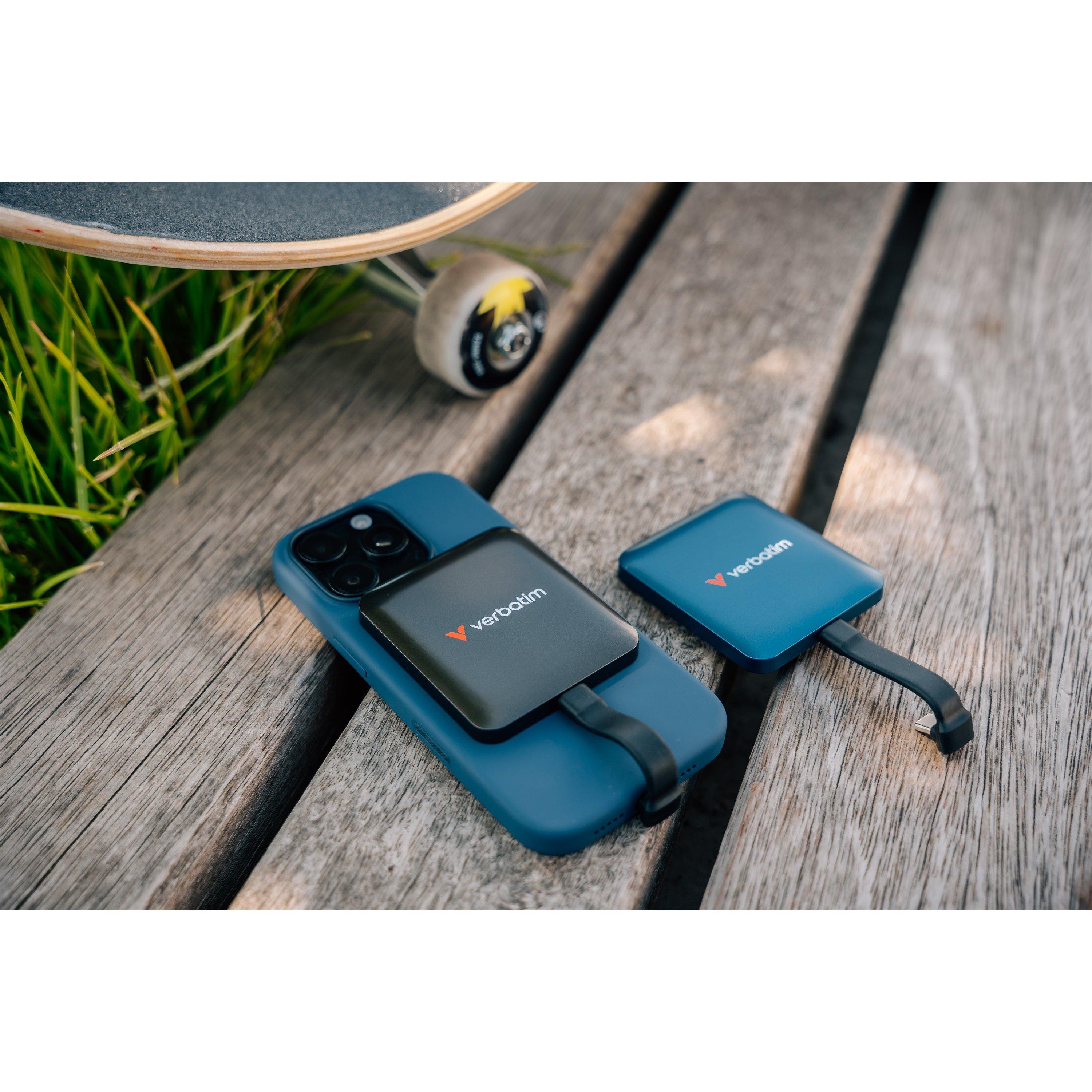 Azul - Verbatim - External SSD - 2TB Metallic Blue - 6