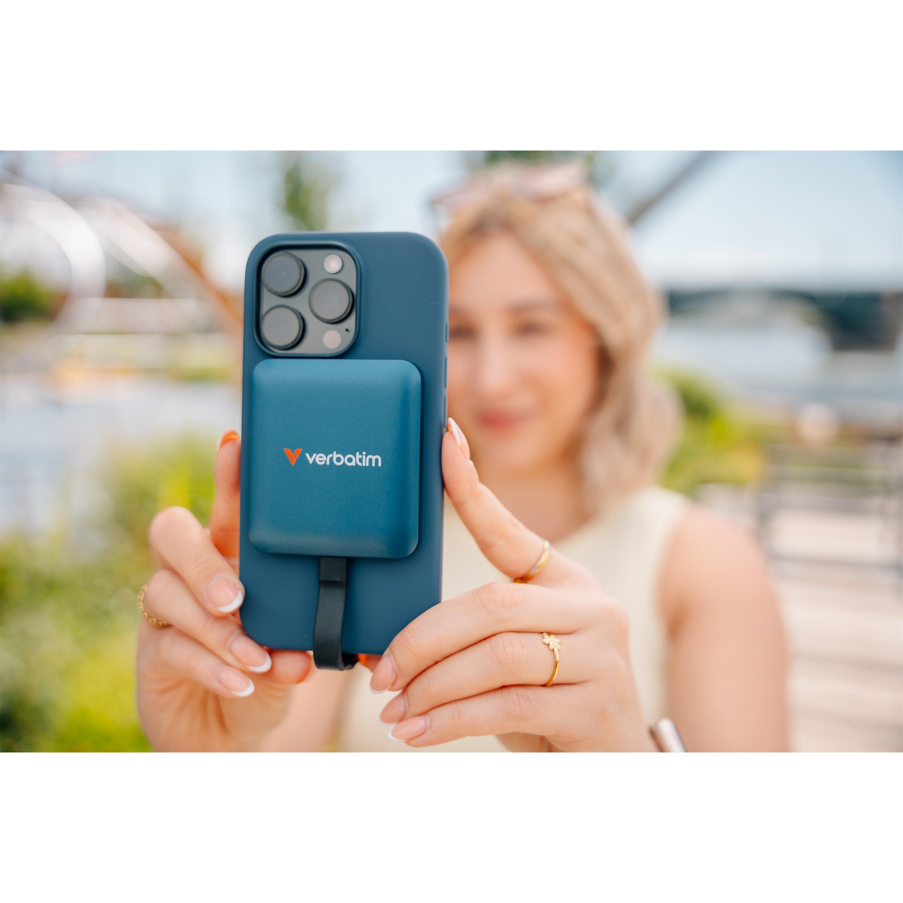 Azul - Verbatim - External SSD - 2TB Metallic Blue - 7