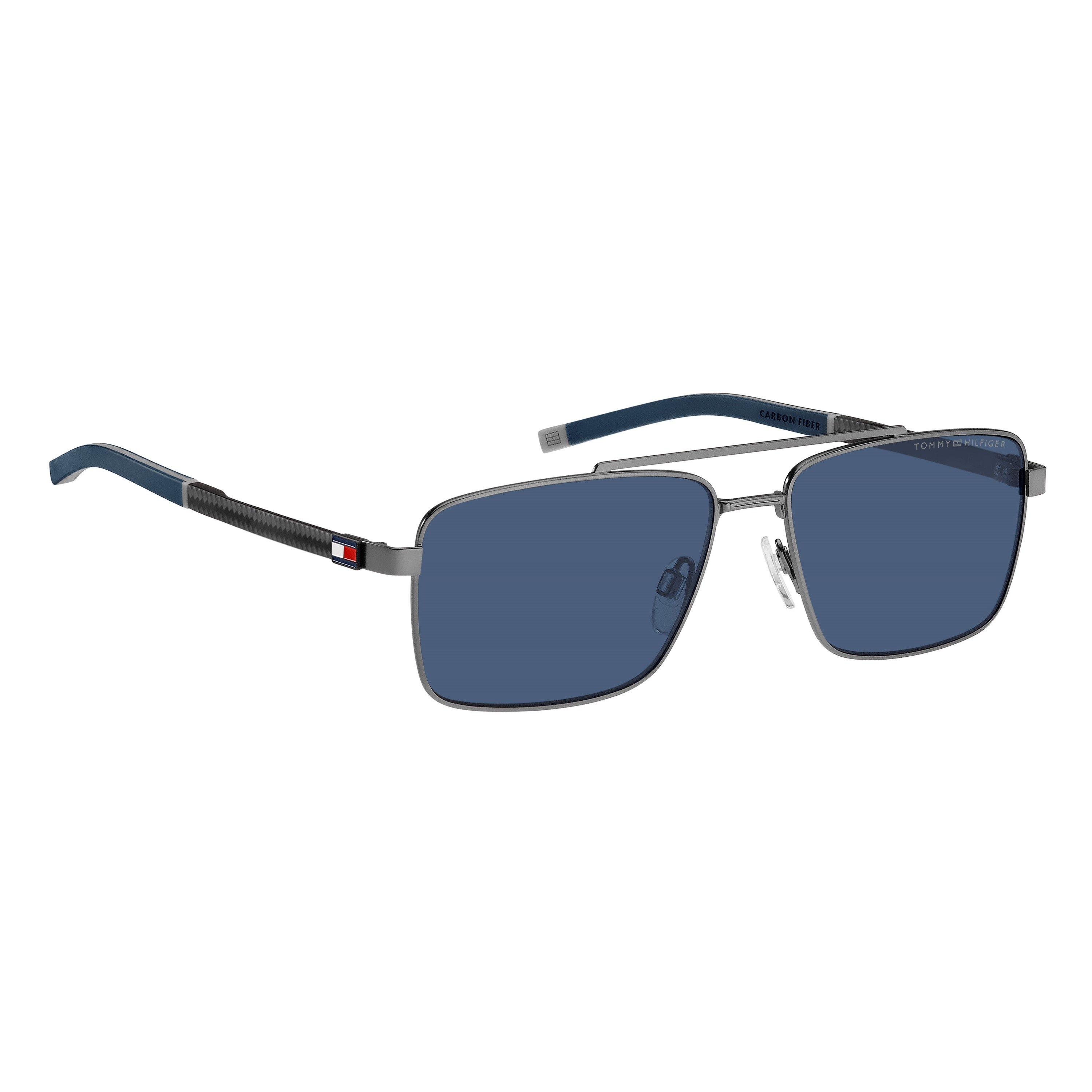 Ruthenium - Tommy Hilfiger - Men's Rectangle Sunglasses - 3