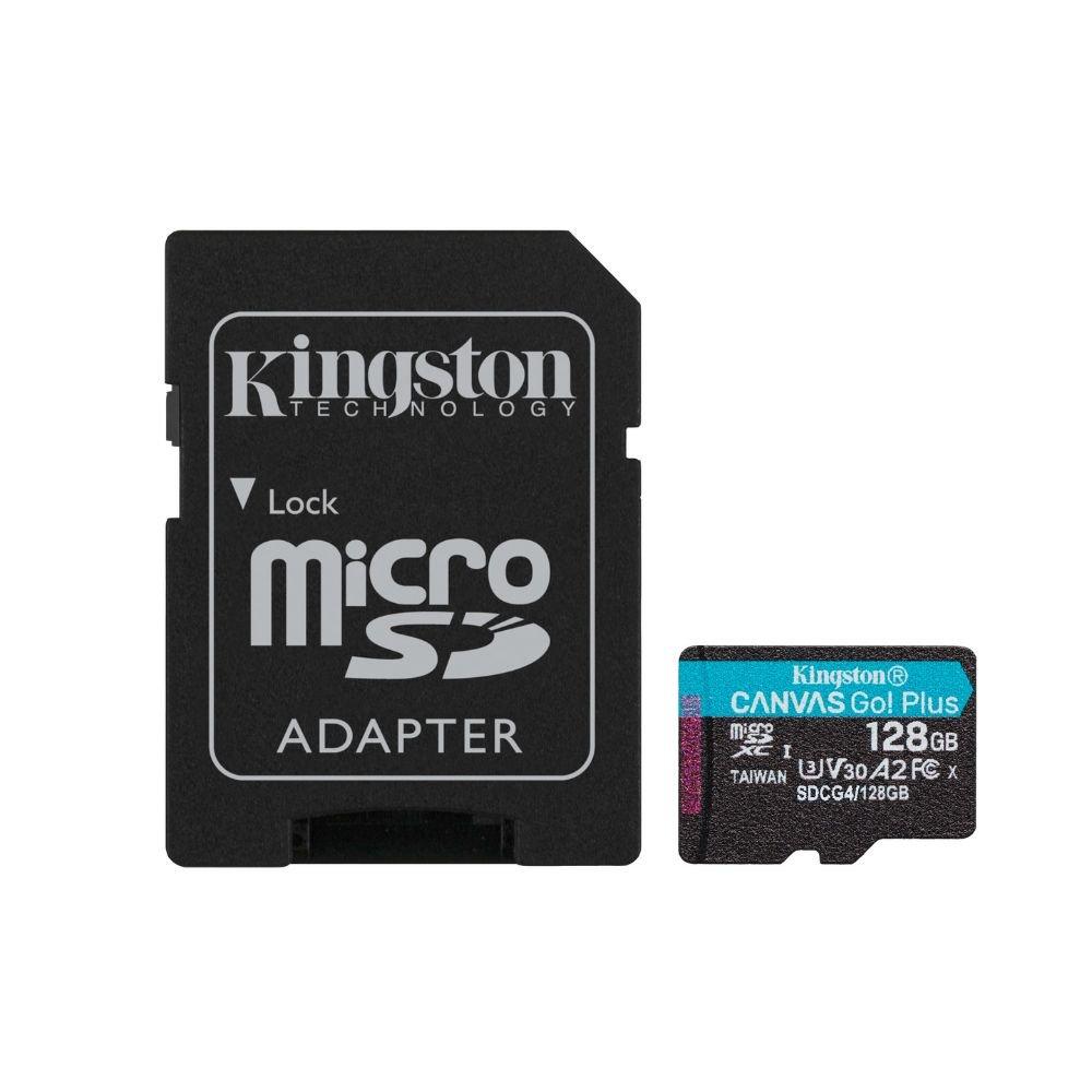 Preto - Kingston - MicroSDXC Card - 128GB