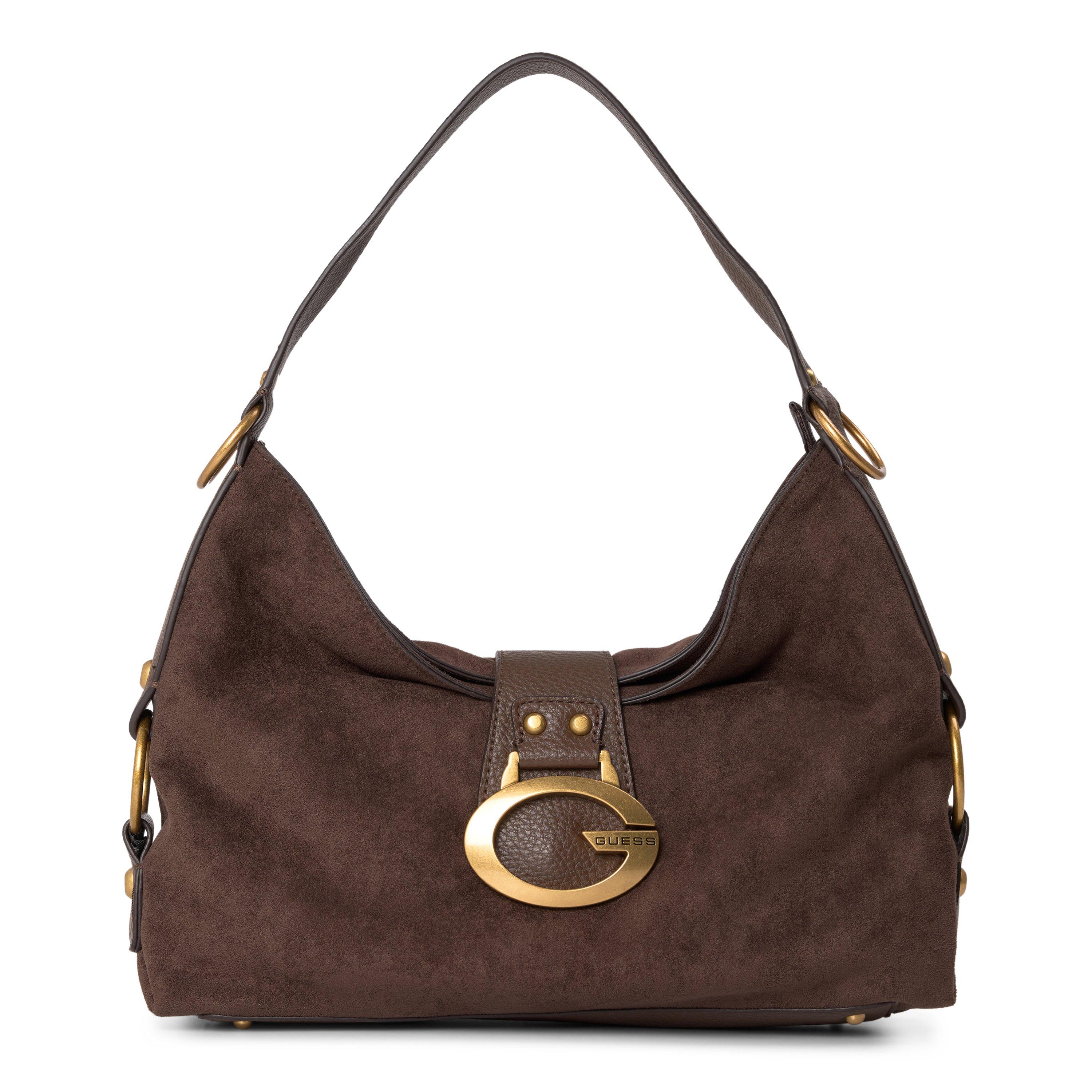ESPRESSO - Guess - Women's Camden Large Hobo Shoulder Bag - 1