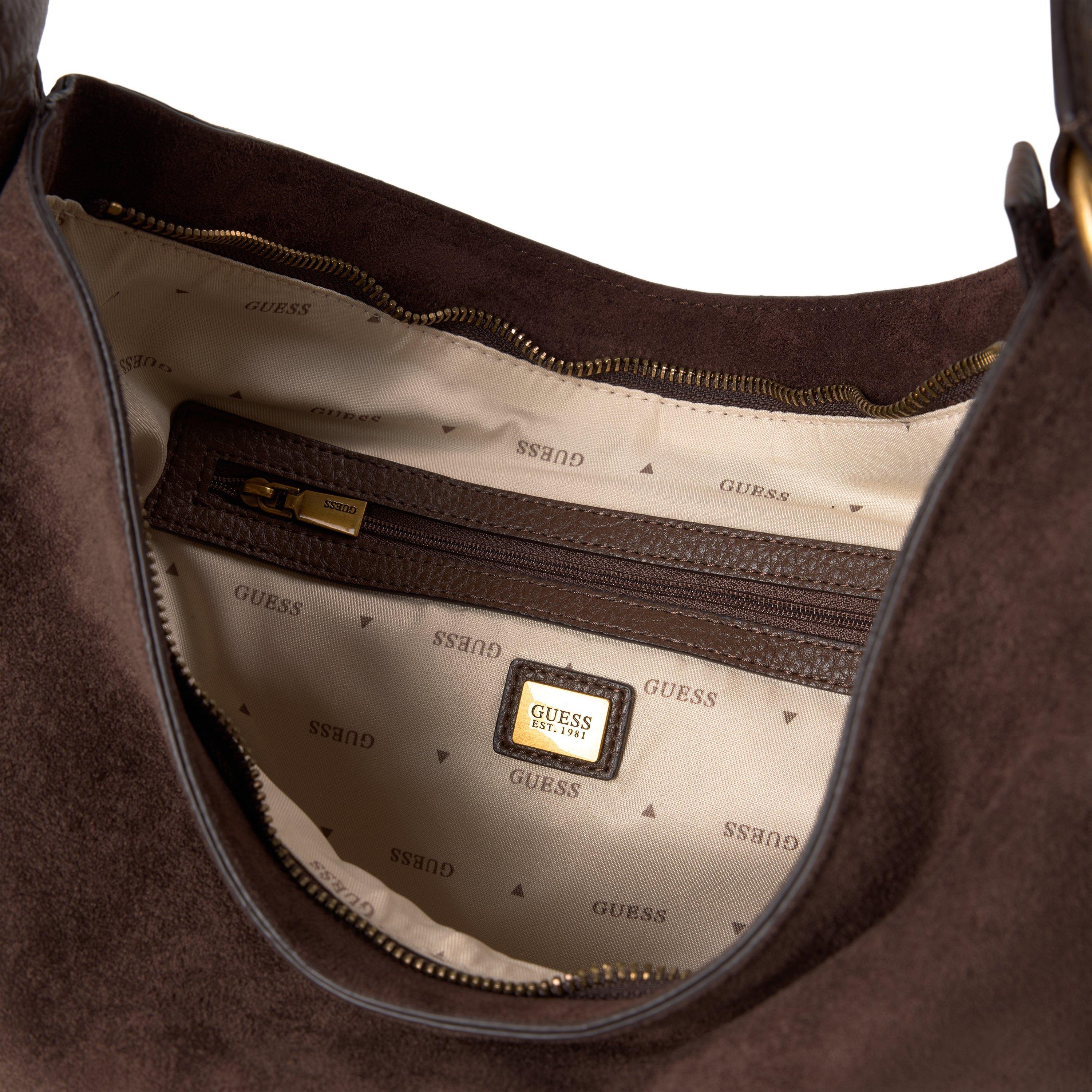 ESPRESSO - Guess - Women's Camden Large Hobo Shoulder Bag - 4