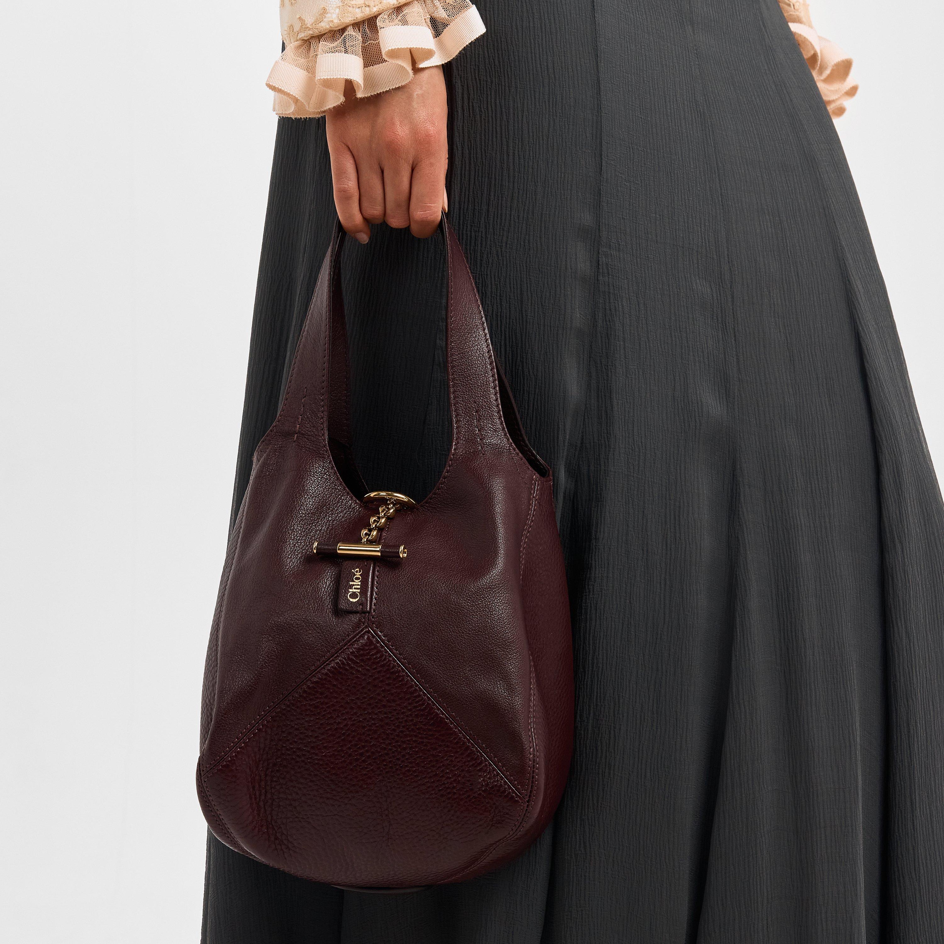 Grenat - Chloe - Womens Small Balloon Bag - 3