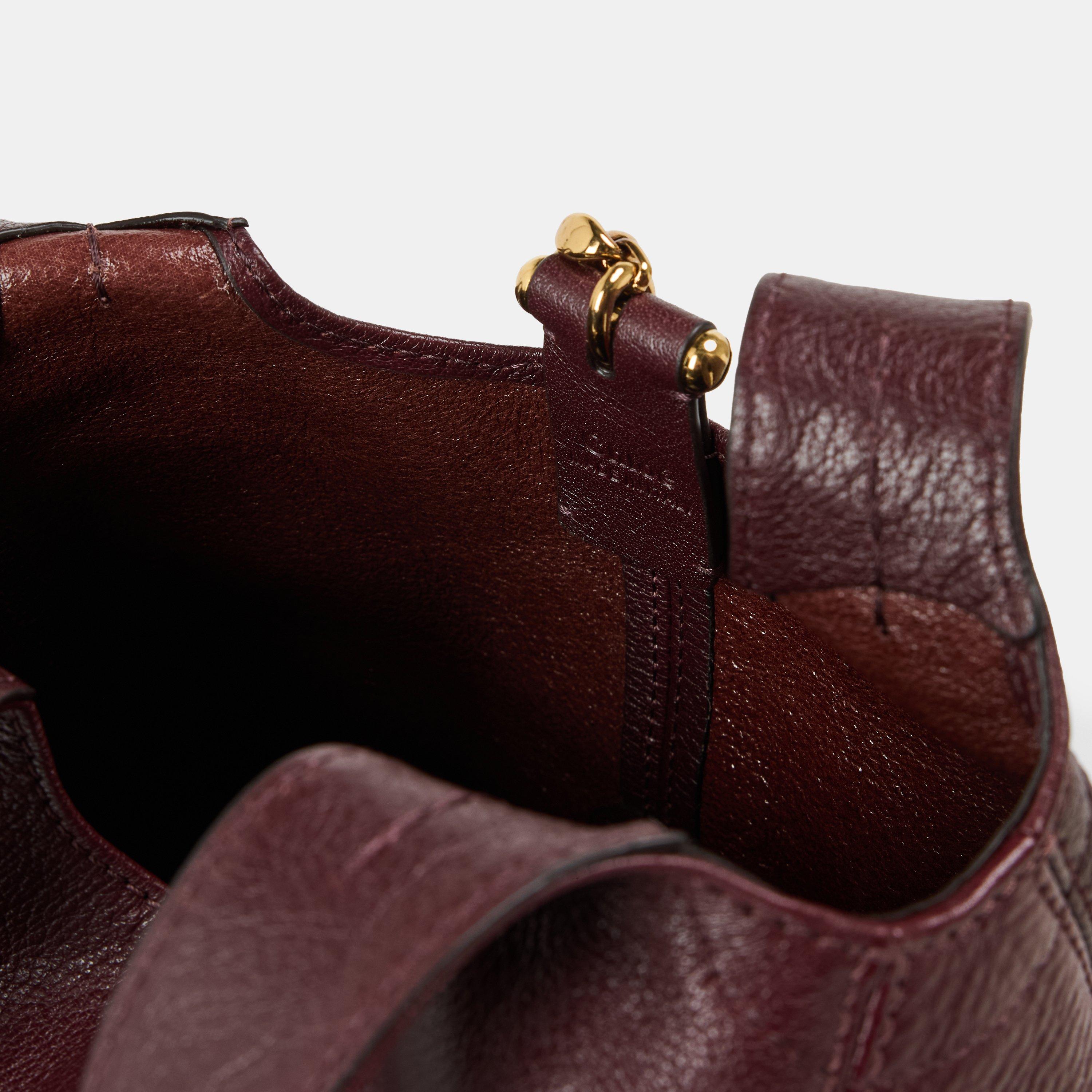 Grenat - Chloe - Womens Small Balloon Bag - 4