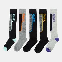 Campri Ski Sock 5PK Junior
