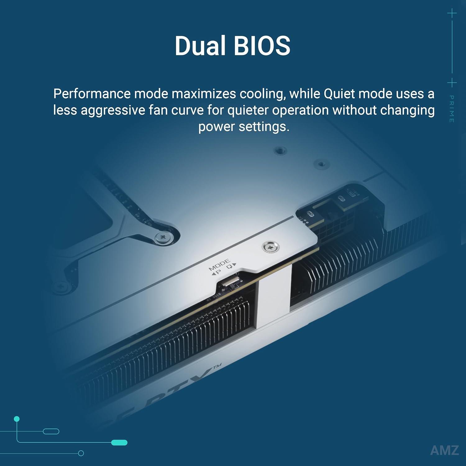 Zwart - ASUS - ASUS Prime -RTX5070-O12G-WHITE NVIDIA GeForce RTX 5070 12 GB GDDR7 Graphics Card - 5