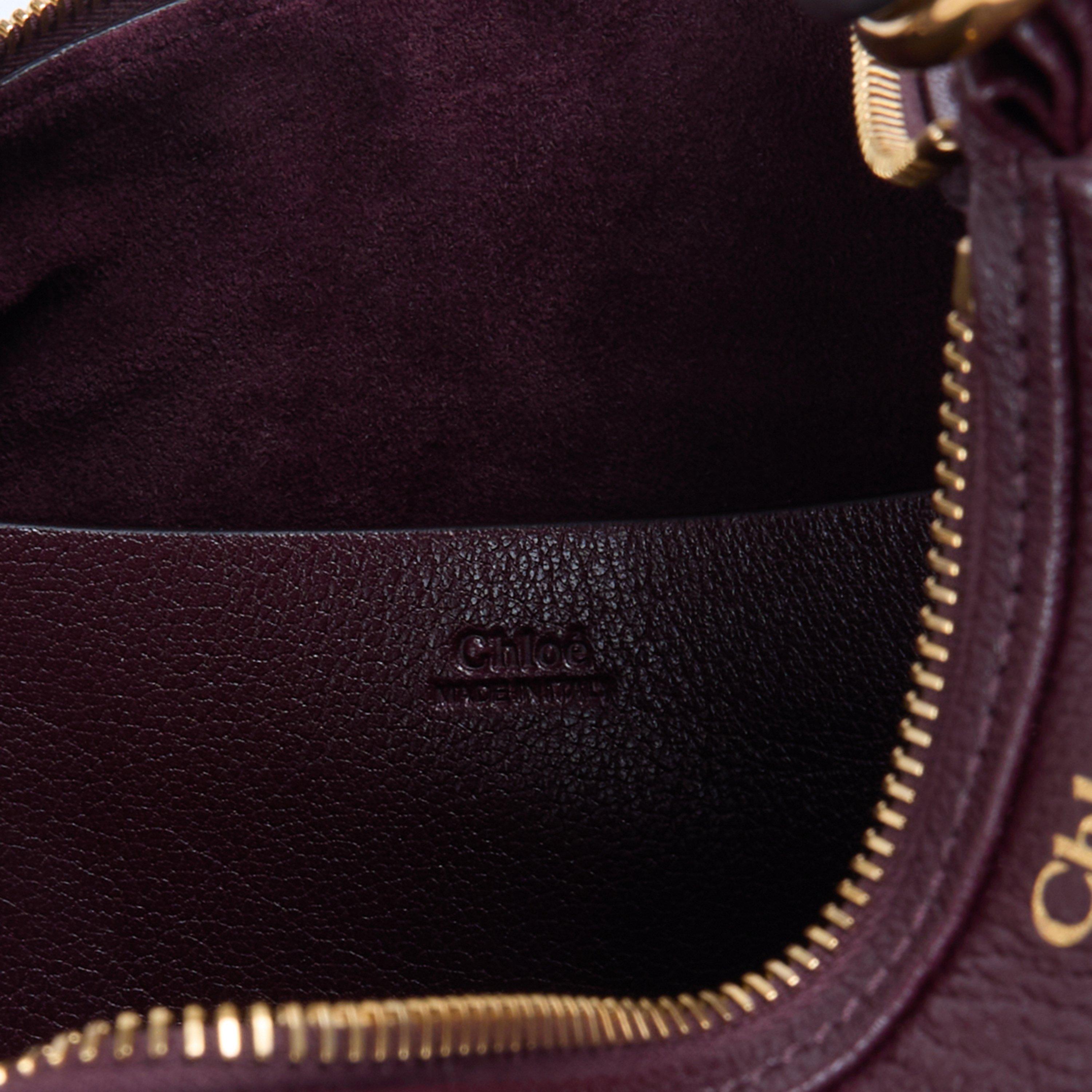 Grenat - Chloe - Womens Small Bracelet Hobo Bag - 5