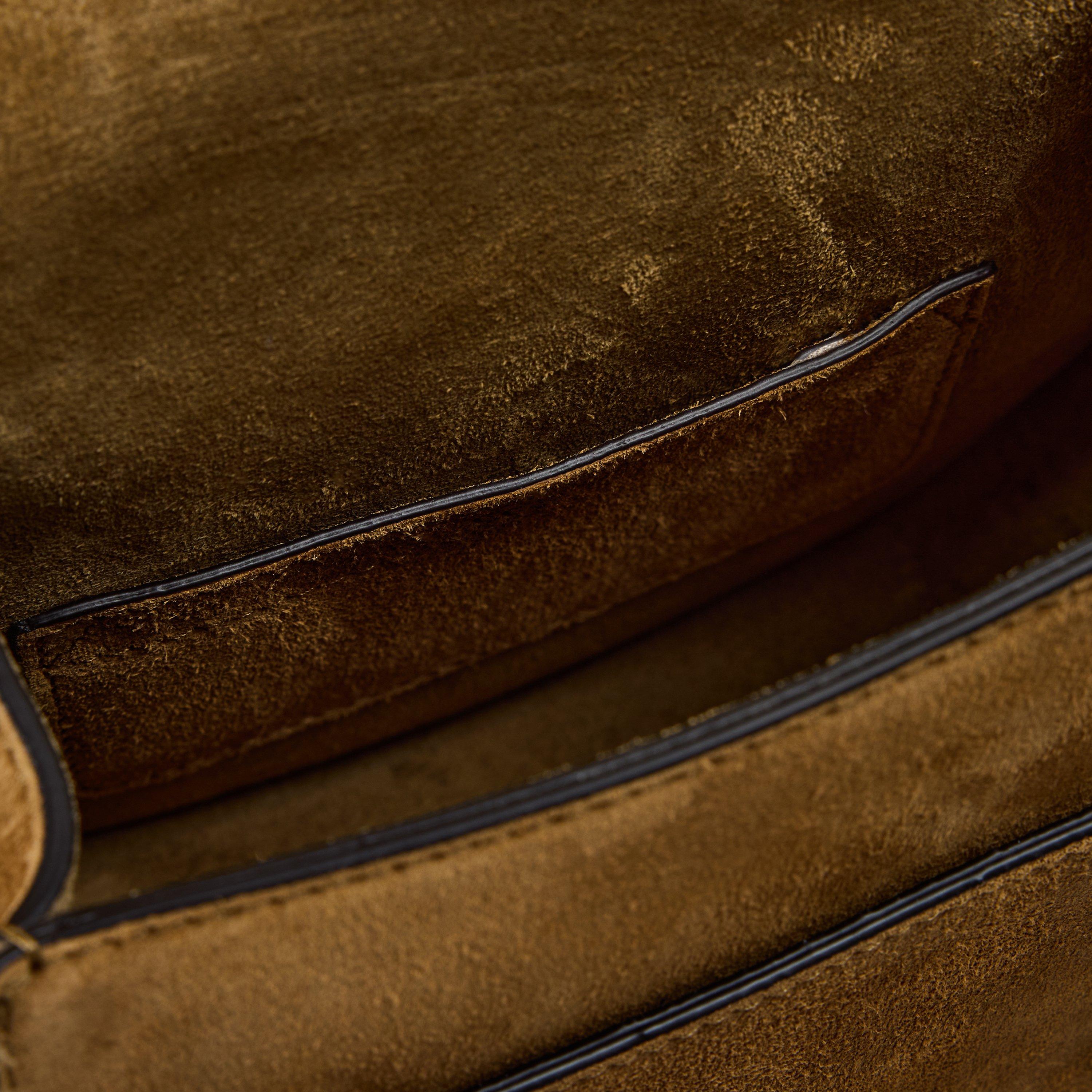 Summery Beige - Chloe - Womens Small Marcie Saddle Bag - 5