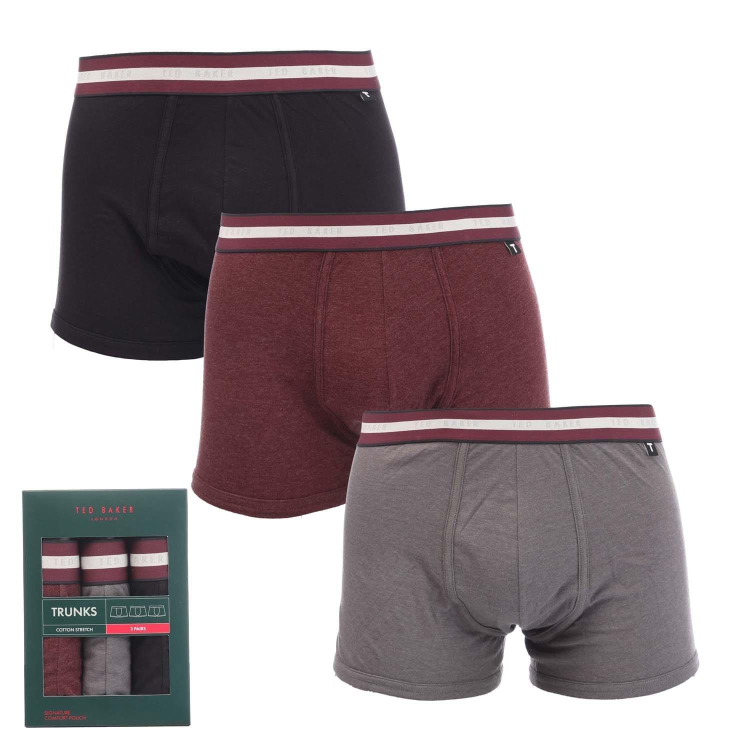 Ted Baker 3 Pack of Cotton Trunks