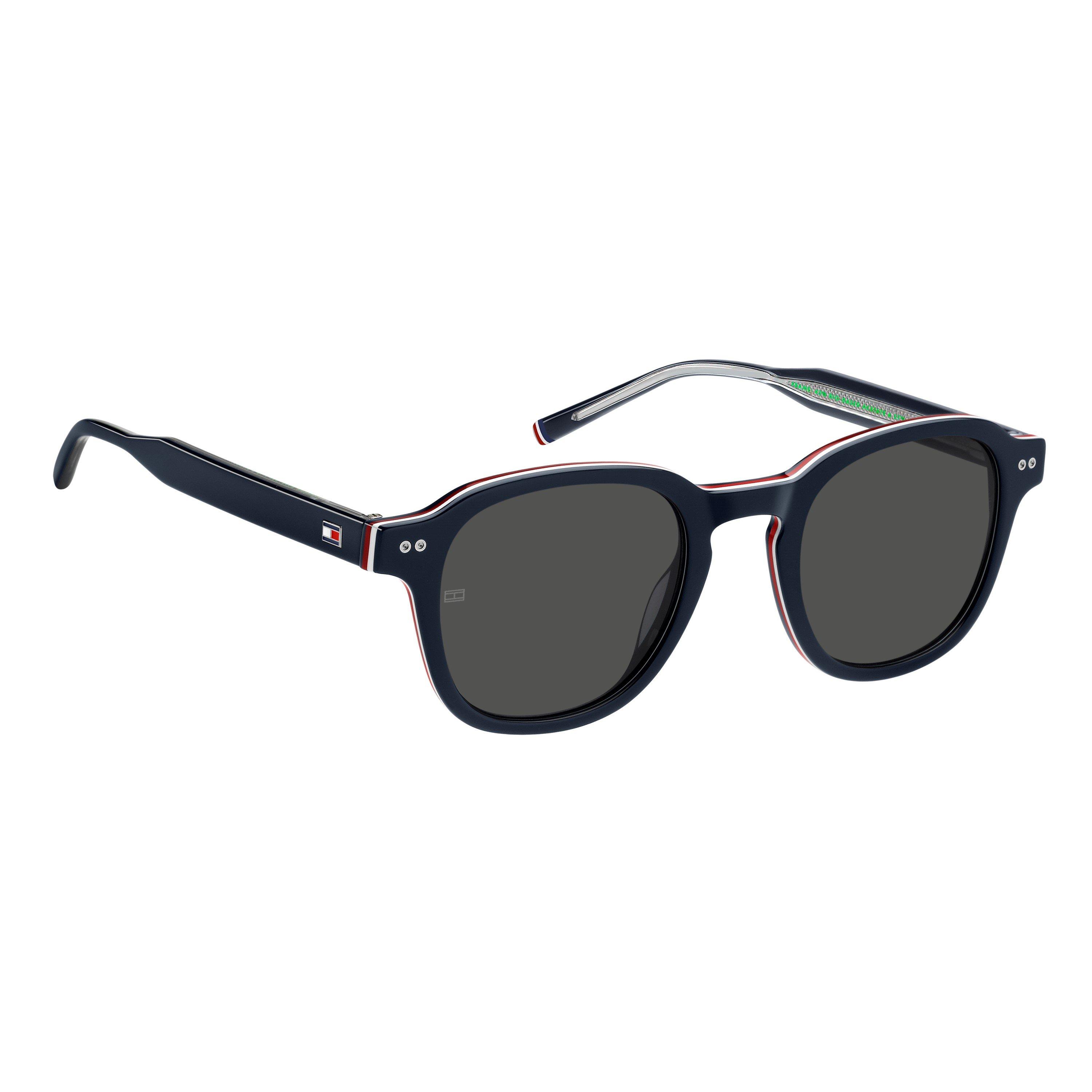 Bleu - Tommy Hilfiger - Men's Round Sunglasses - 3