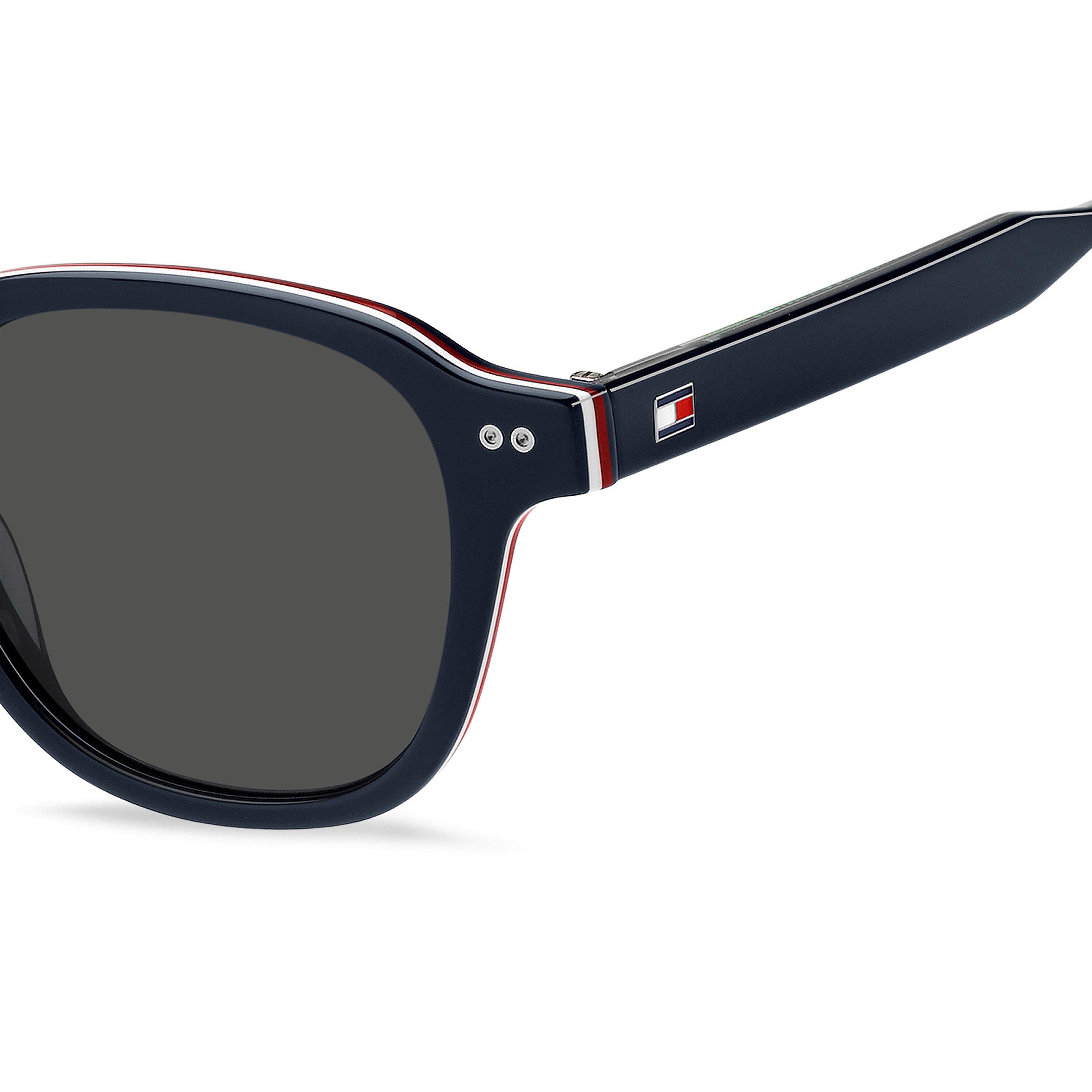 Bleu - Tommy Hilfiger - Men's Round Sunglasses - 4