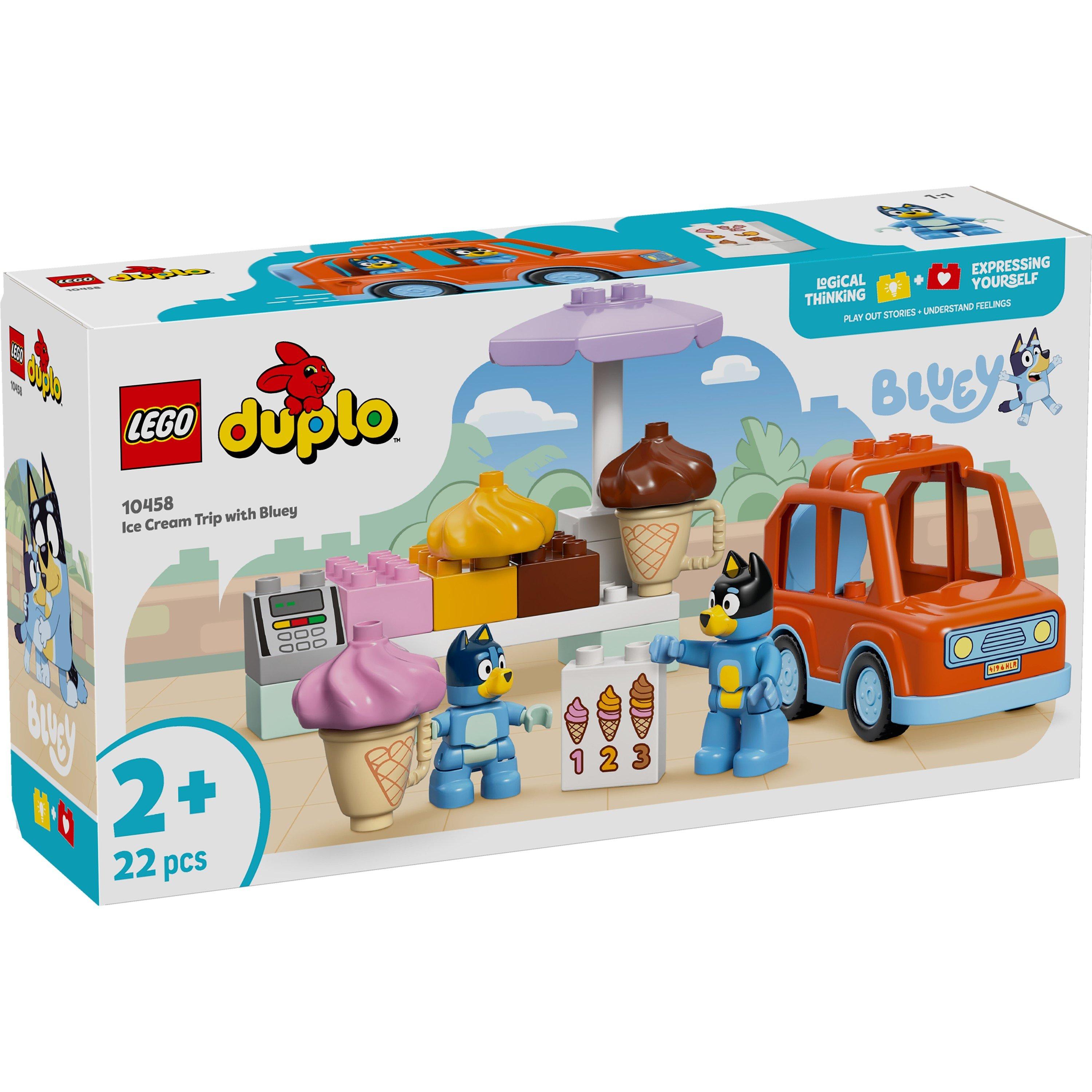 LEGO LEGO® DUPLO® 10458 Bluey Ice Cream Trip with Bluey Toddler Toy