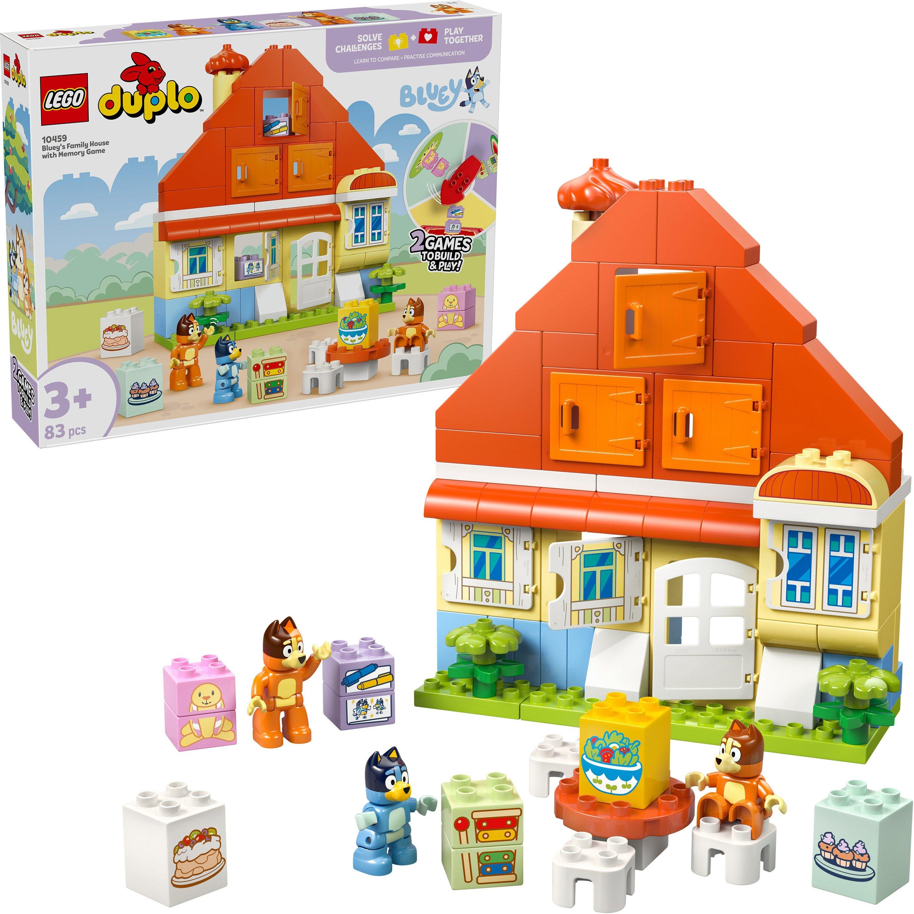 TBC - LEGO - LEGO® DUPLO® 10459 Bluey: Bluey’s Family House with Memory Game Interactive Toy - 1