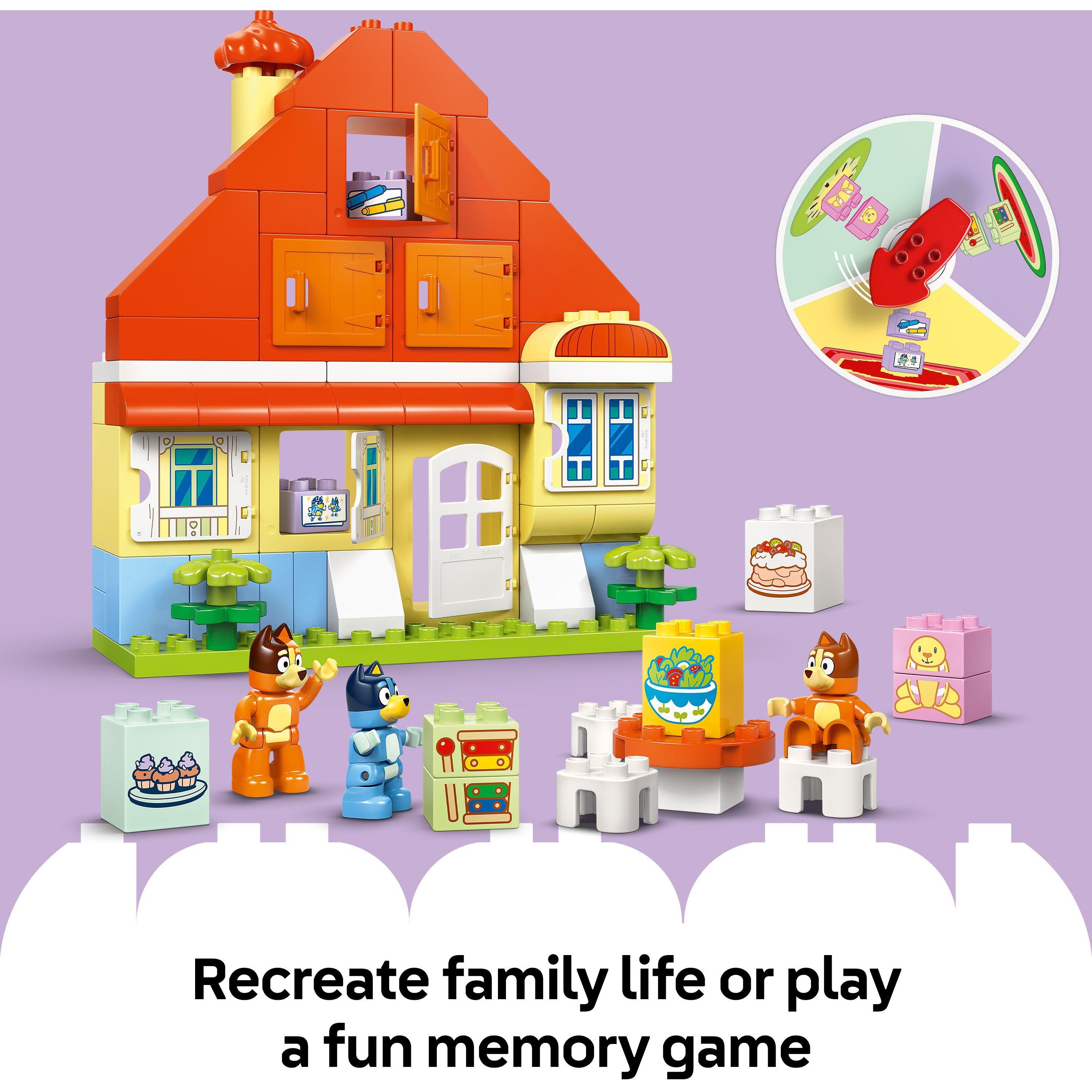 TBC - LEGO - LEGO® DUPLO® 10459 Bluey: Bluey’s Family House with Memory Game Interactive Toy - 6