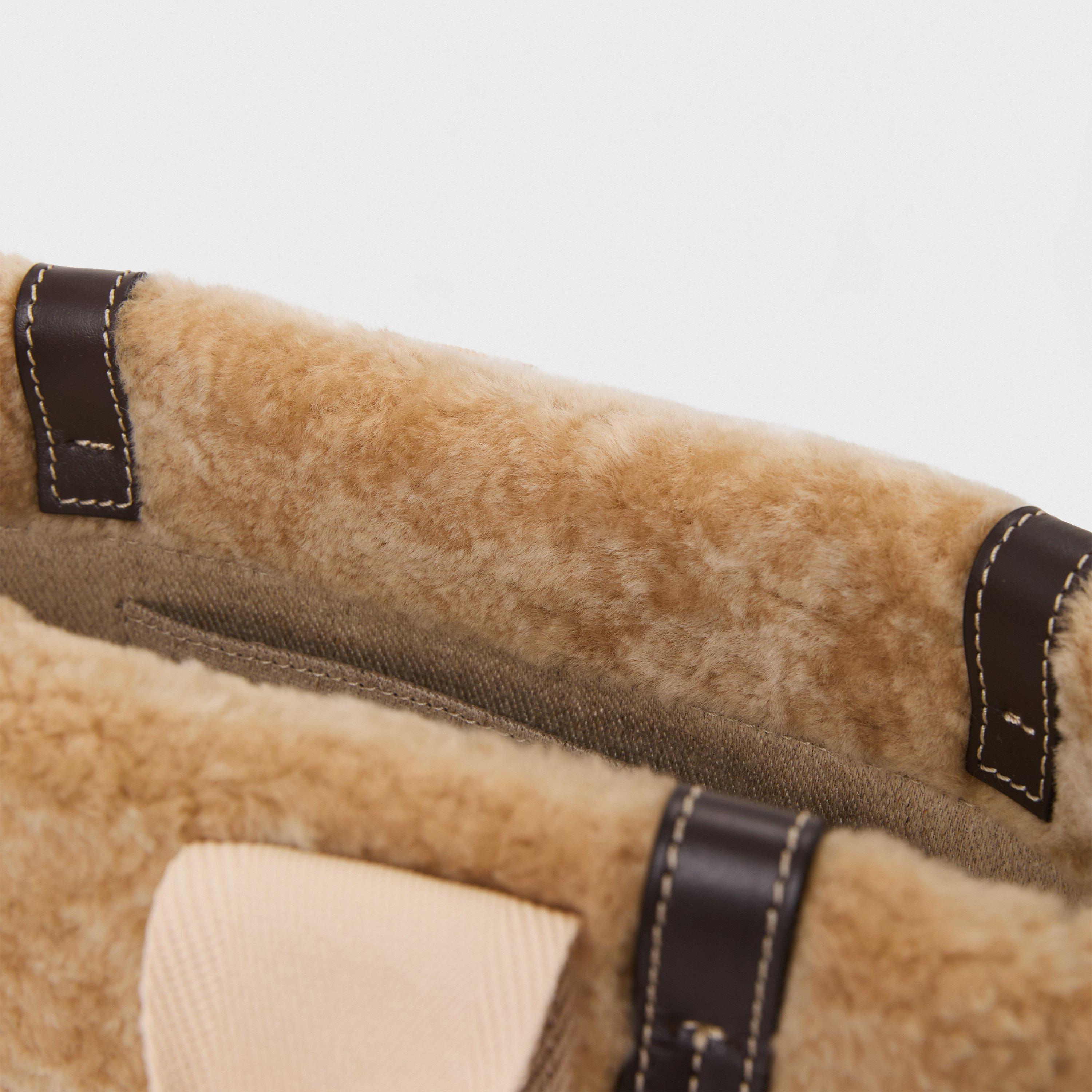 Summery Beige - Chloe - Womens Small Woody Tote Bag - 4