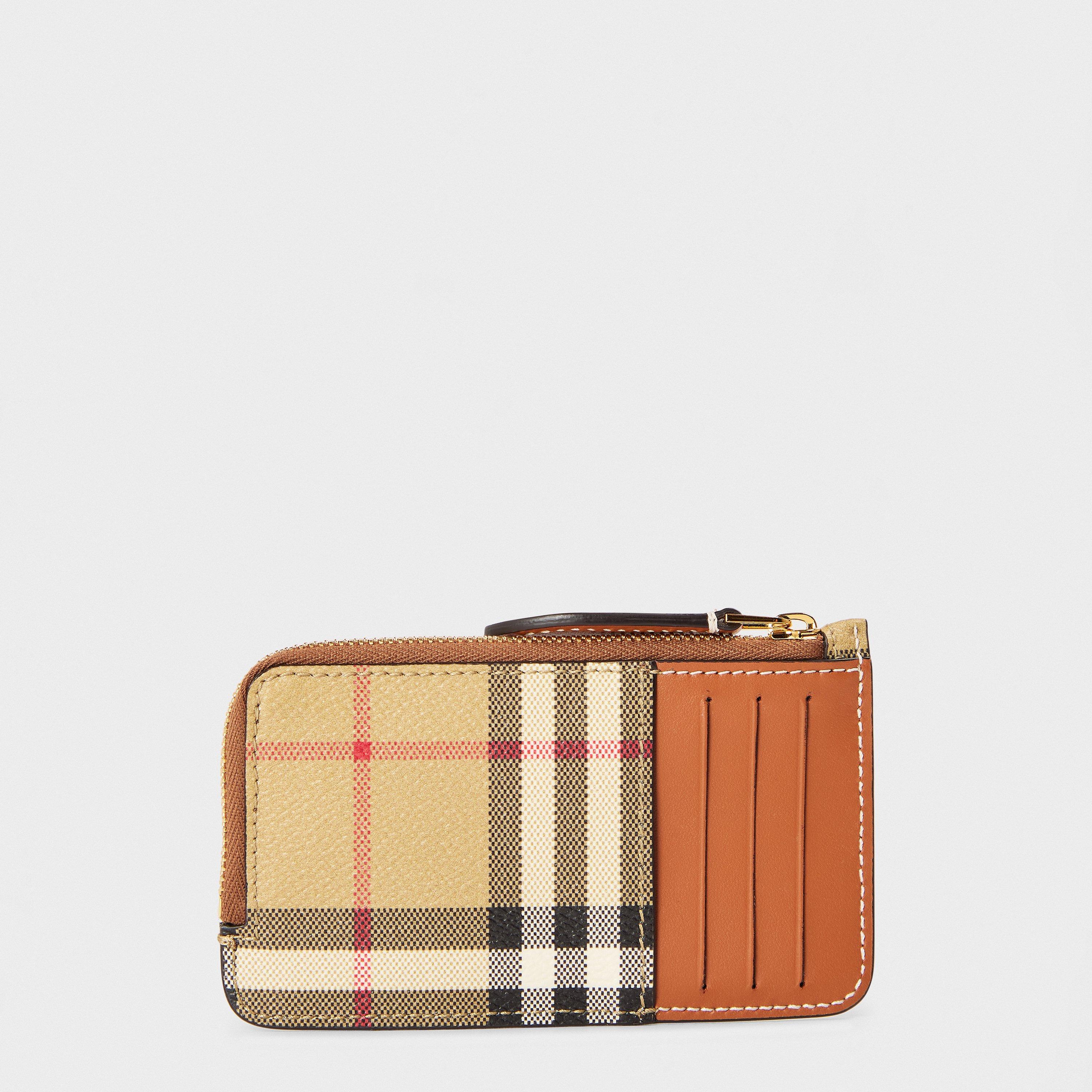 Vintage Check - Burberry - Women's Somerset Zipped Coin Purses - 1