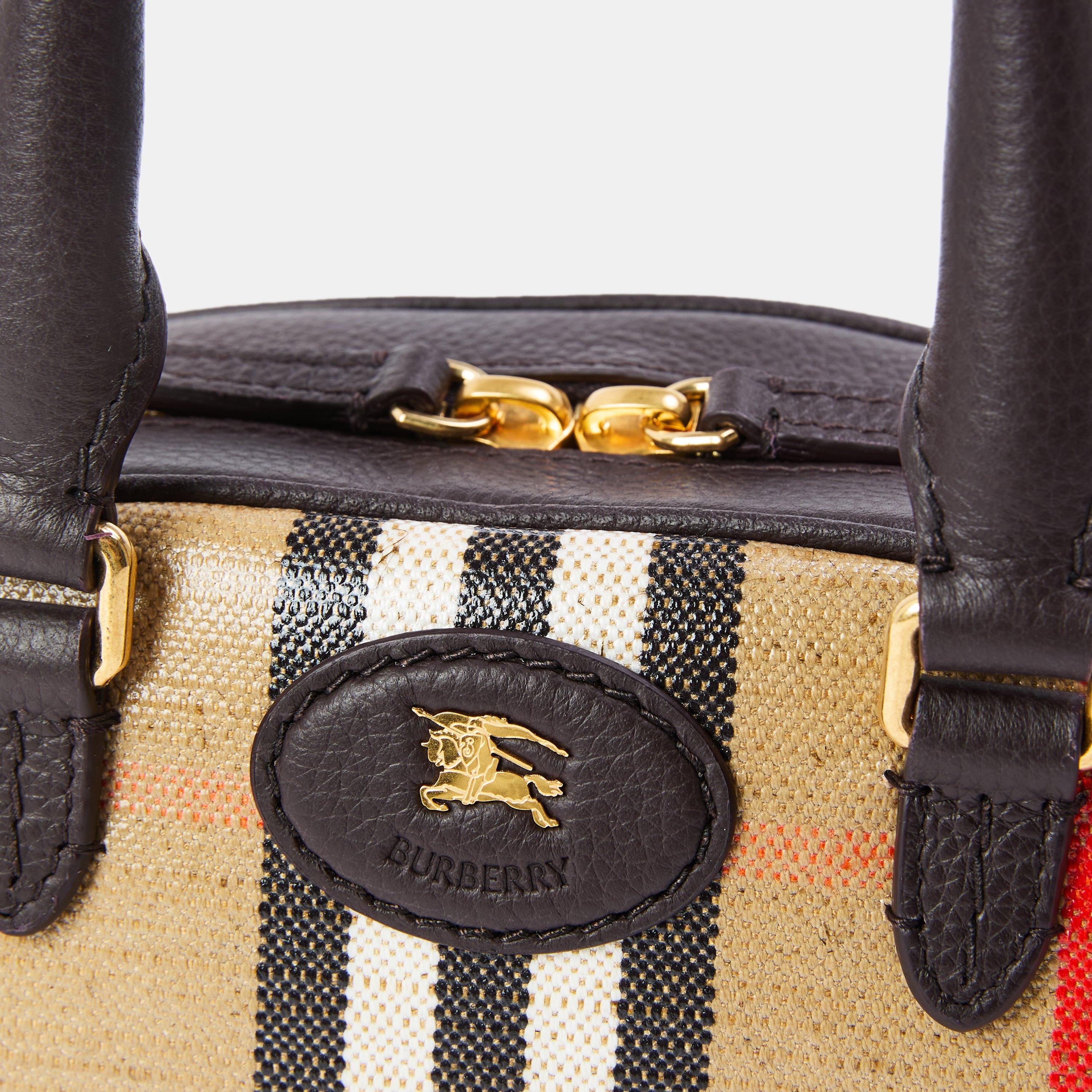 Sand - Burberry - Women's Bowling Bag - 4