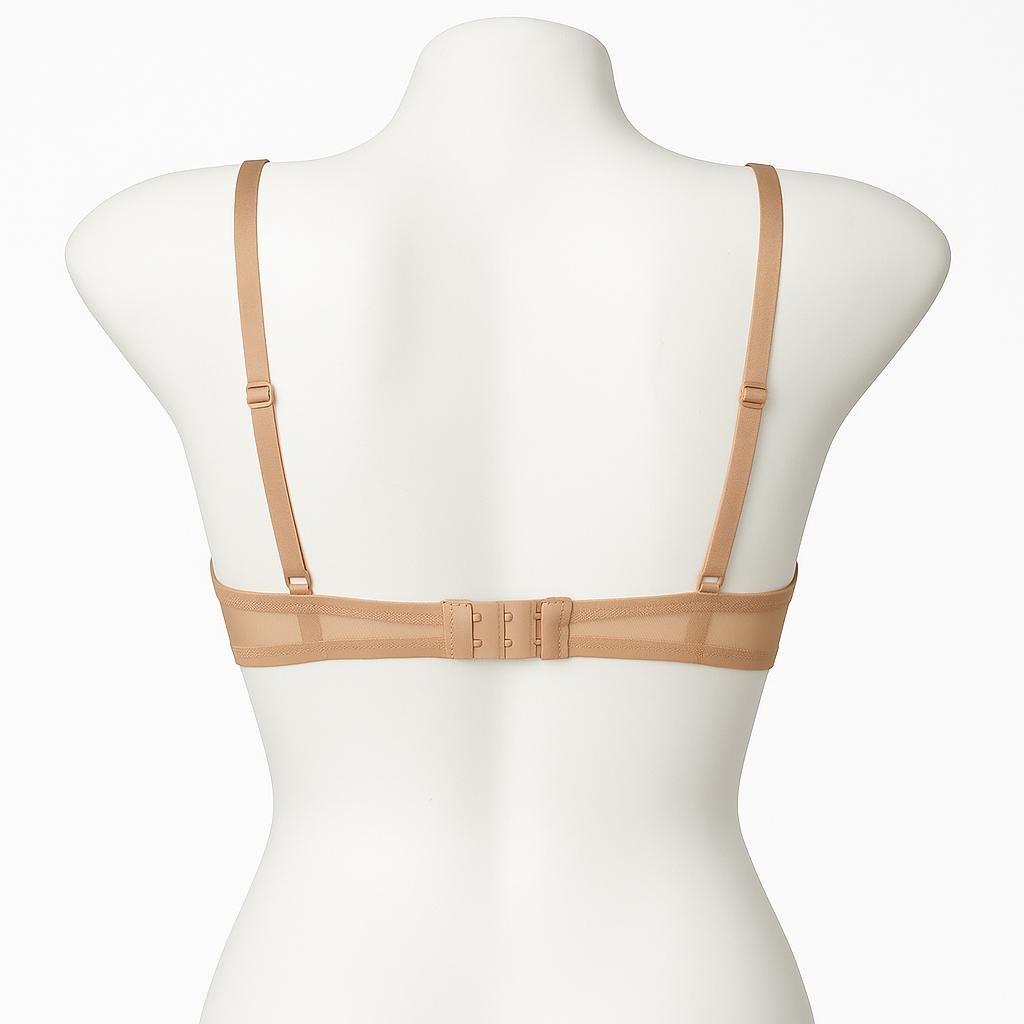 Taupe/Camel - Valbonne - TAUPE/CAMEL UNDERWIRED 2 PACK SMOOTH T-SHIRT BRA - 4