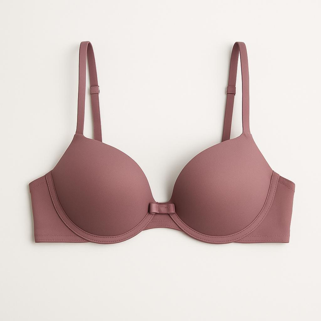 Oyster/Mocha - Valbonne - OYSTER/MOCHA UNDERWIRED 2 PACK SMOOTH T-SHIRT BRA - 4