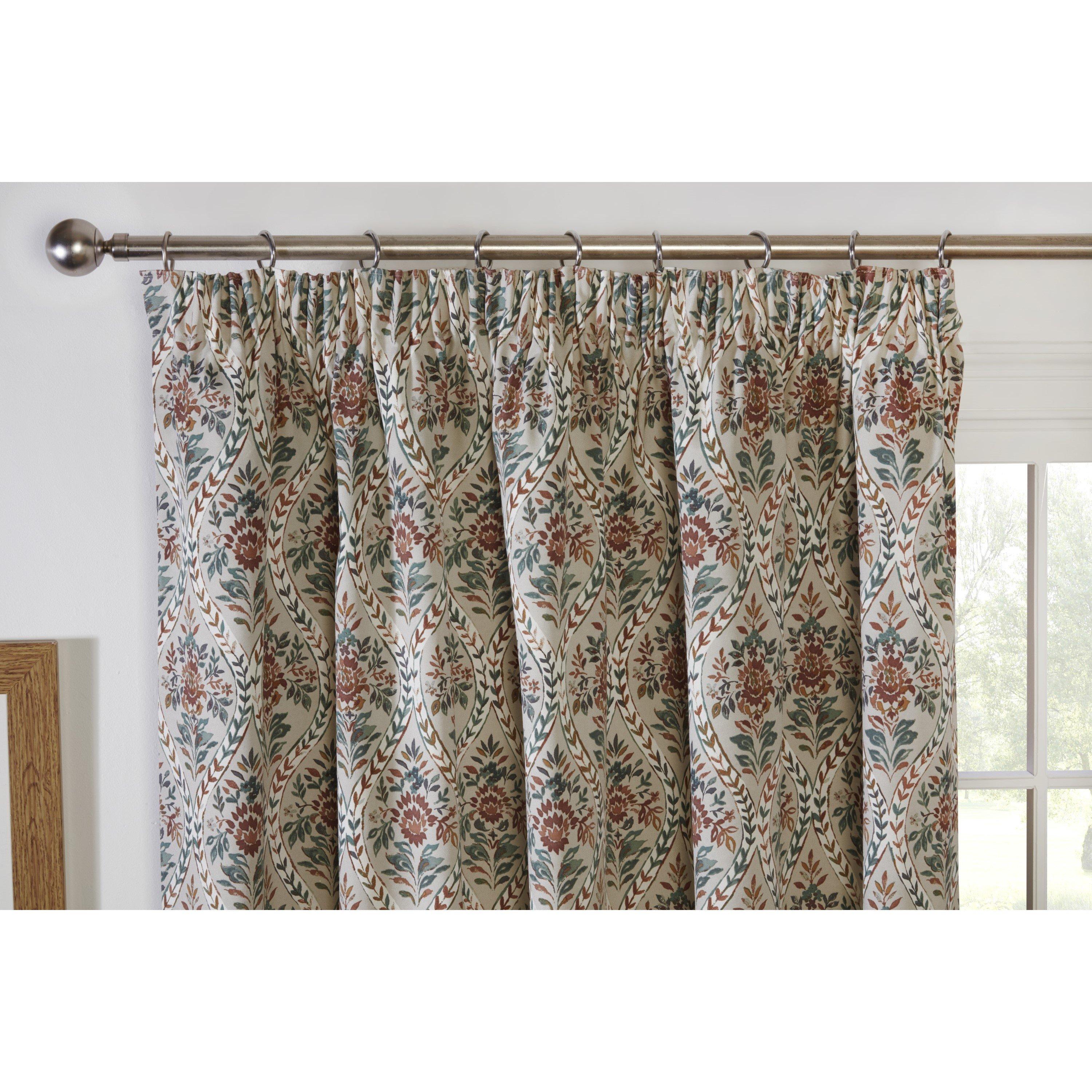 Autumn - Sundour - Buttermere Floral Pencil Pleat Curtains - 2