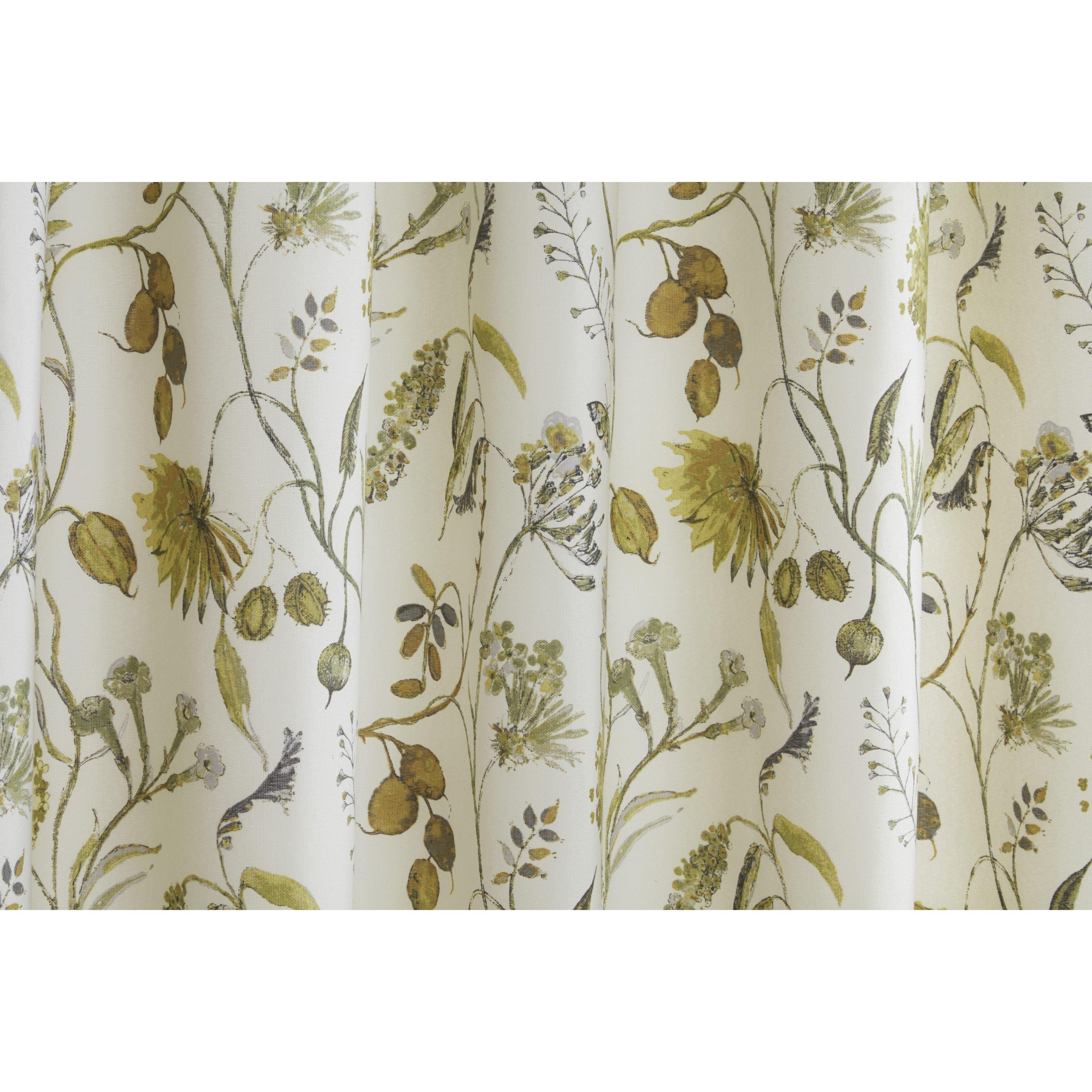 Fennel - Sundour - Grove Floral Pencil Pleat Curtains - 5