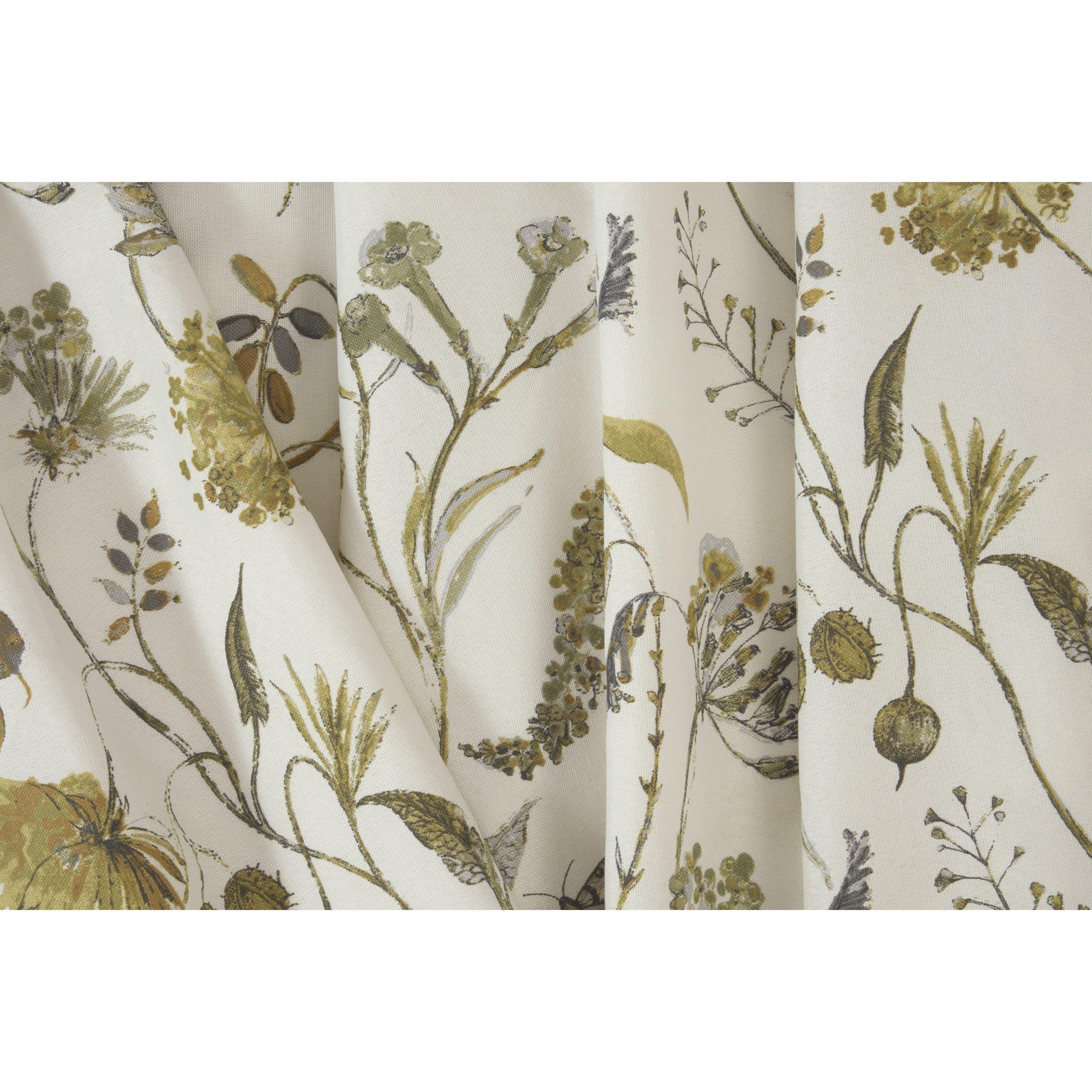 Fennel - Sundour - Grove Floral Pencil Pleat Curtains - 7