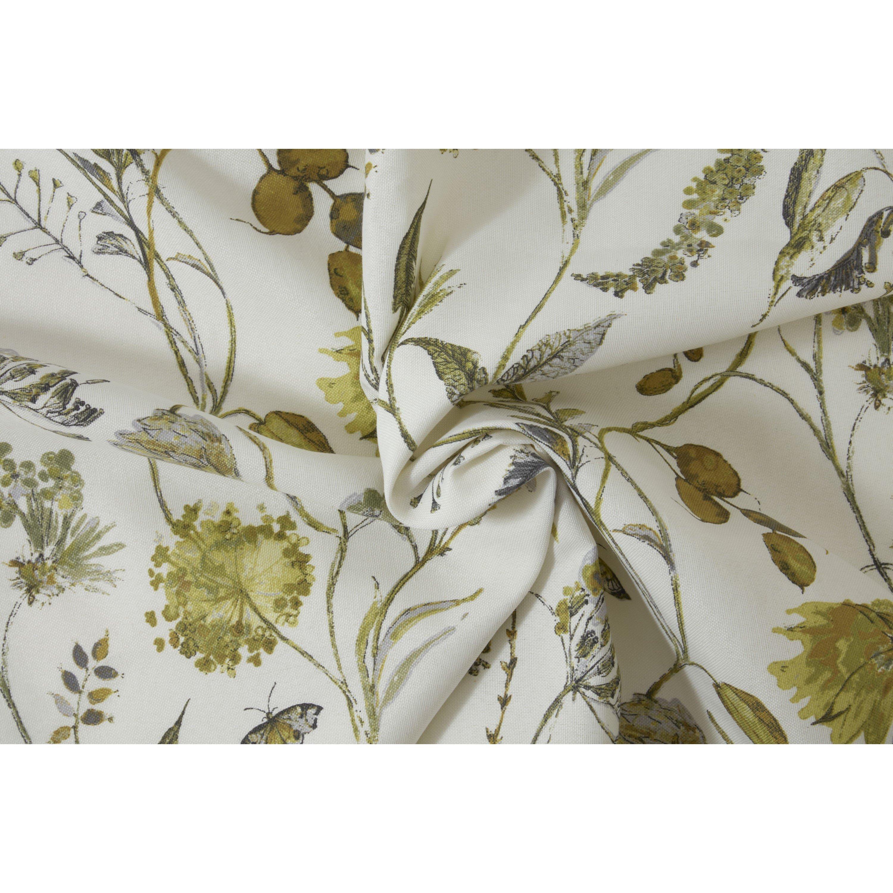 Fennel - Sundour - Grove Floral Pencil Pleat Curtains - 8
