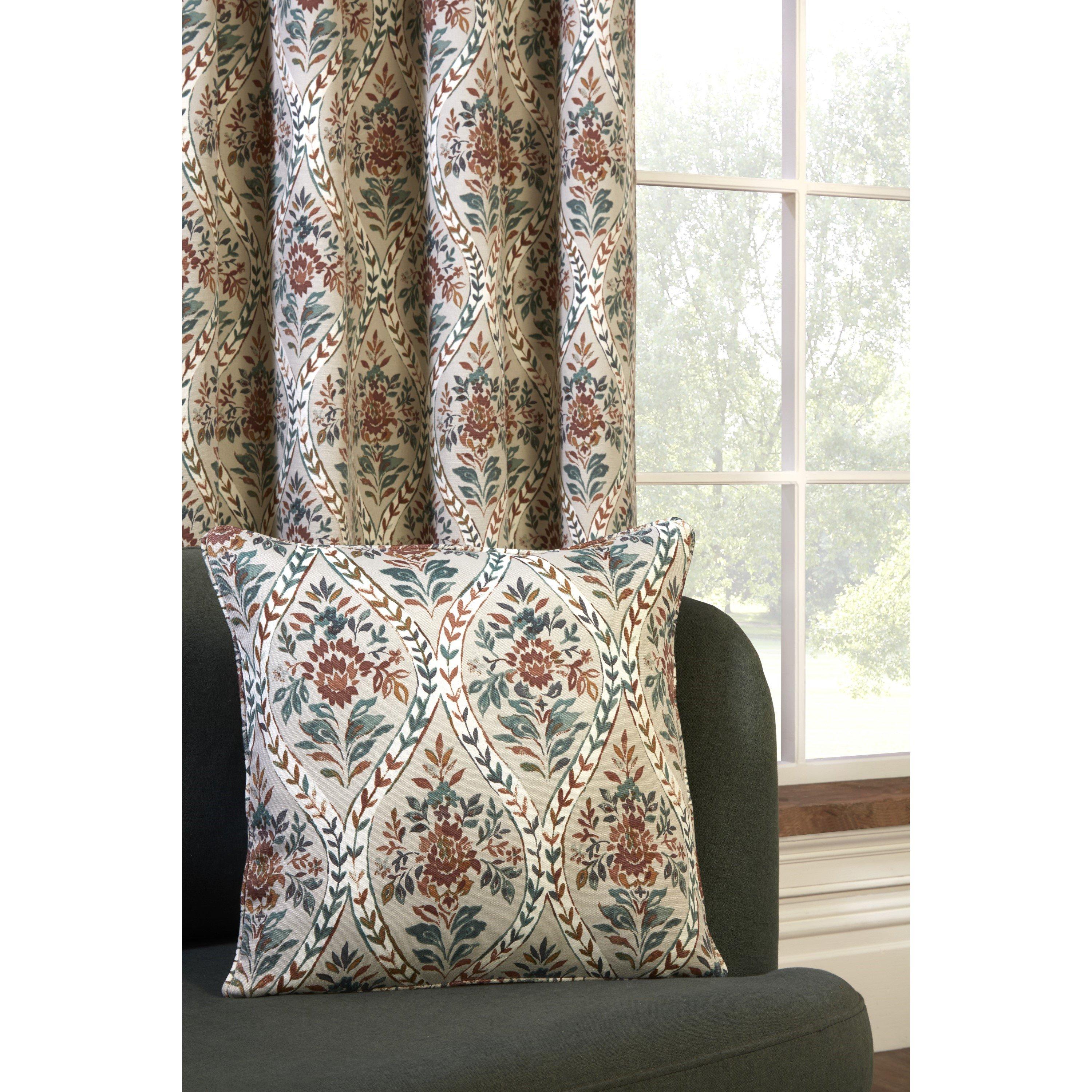 Sundour  Buttermere Floral Cushion - Autumn - Cover only