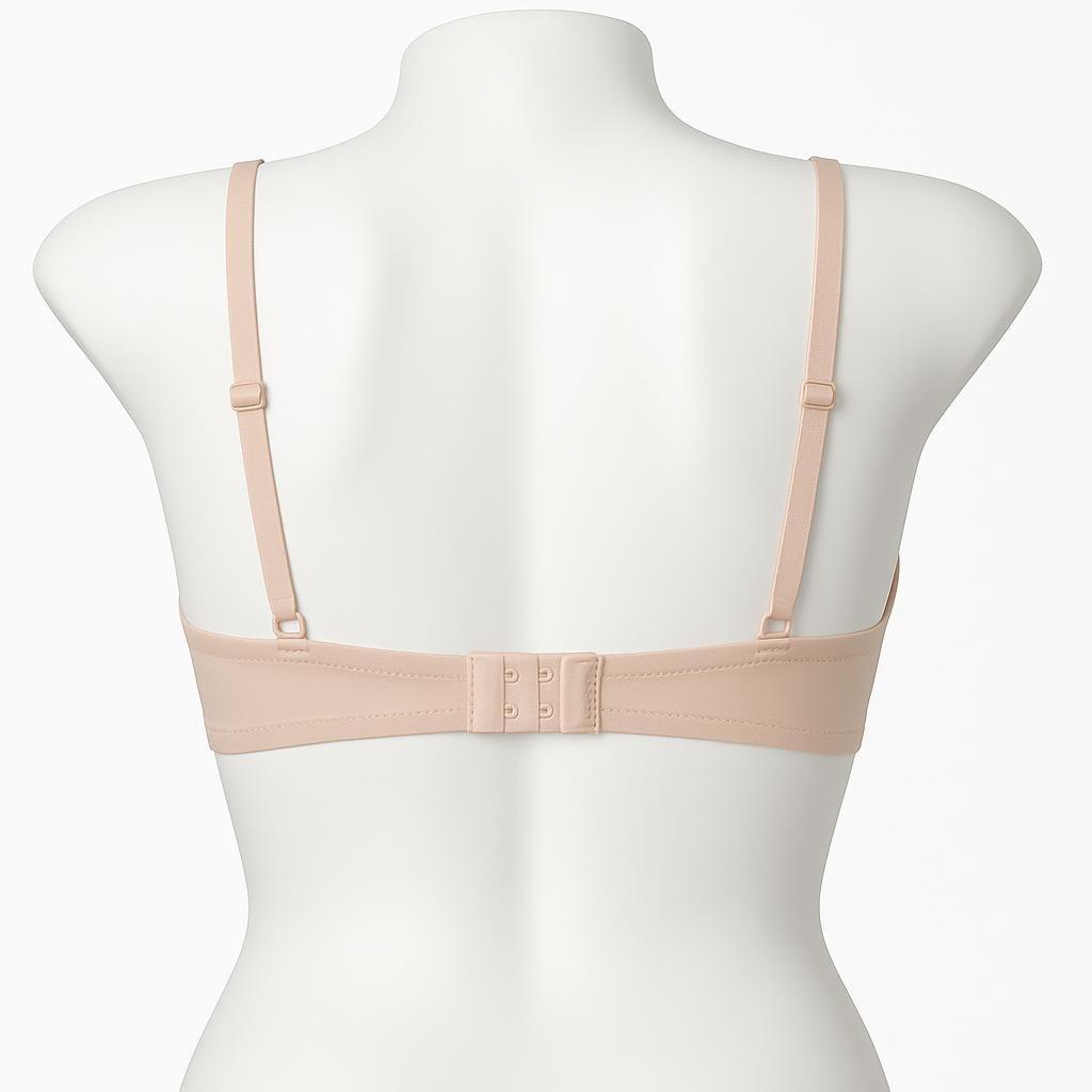 Oyster/Dk Brn - Valbonne - OYSTER/DK.BRN UNDERWIRED 2 PACK SMOOTH T-SHIRT BRA - 2