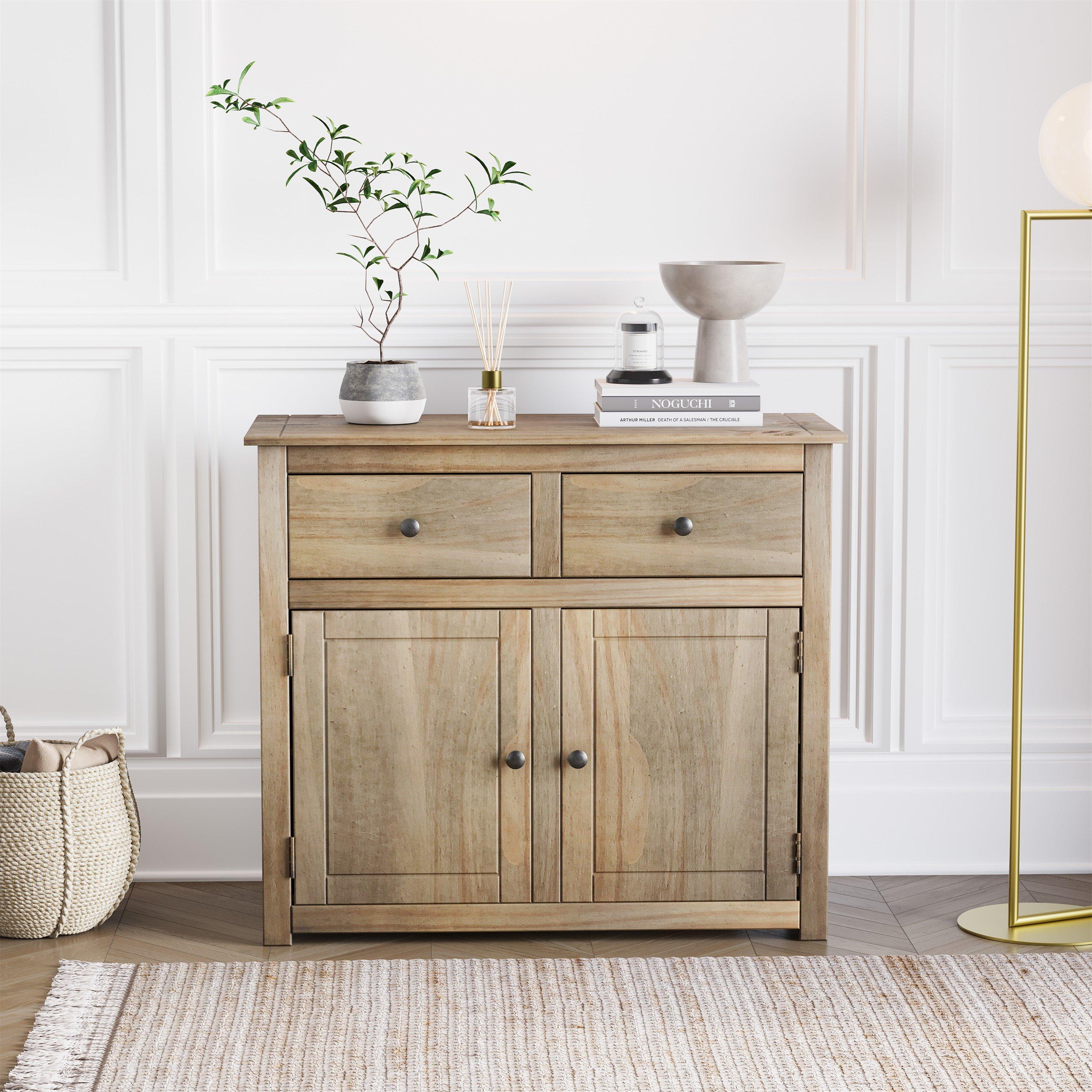 Pine - Lassic - Vida Designs Panama 2 Door 2 Drawer Sideboard - 3