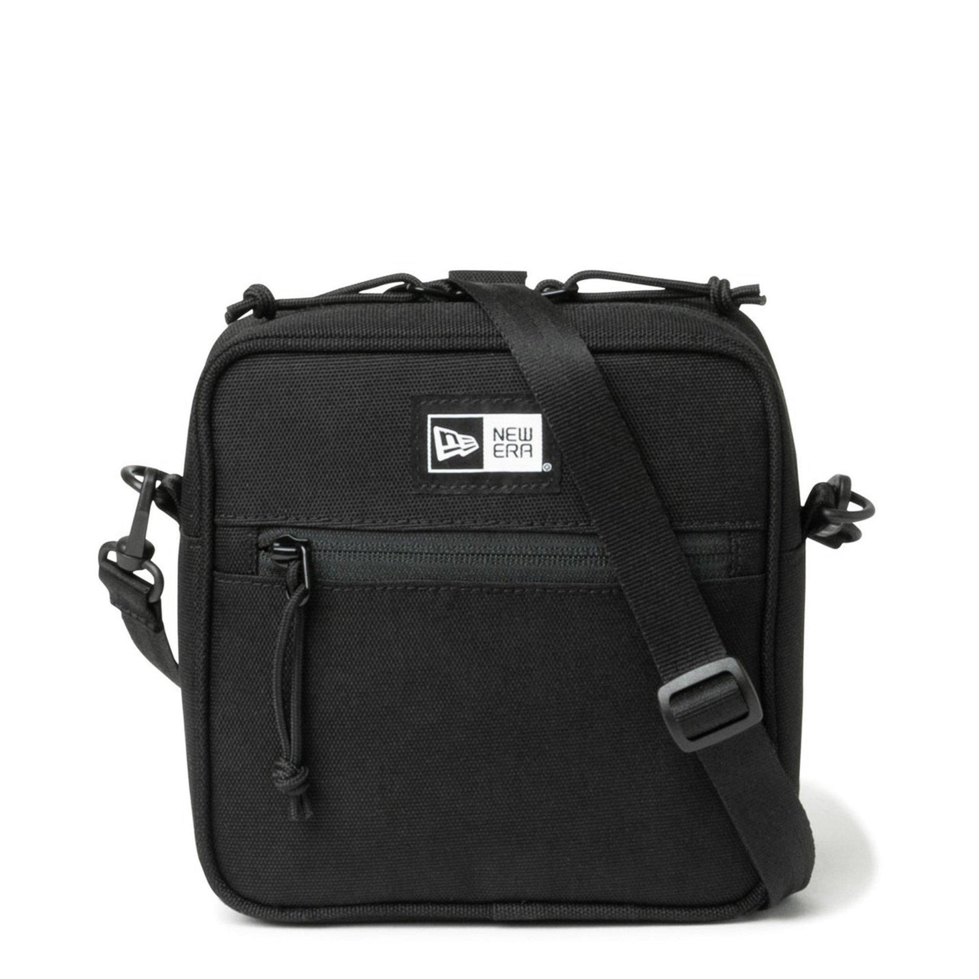 Black - New Era - 1.5L Box Logo Square Shoulder Pouch Bag - 2