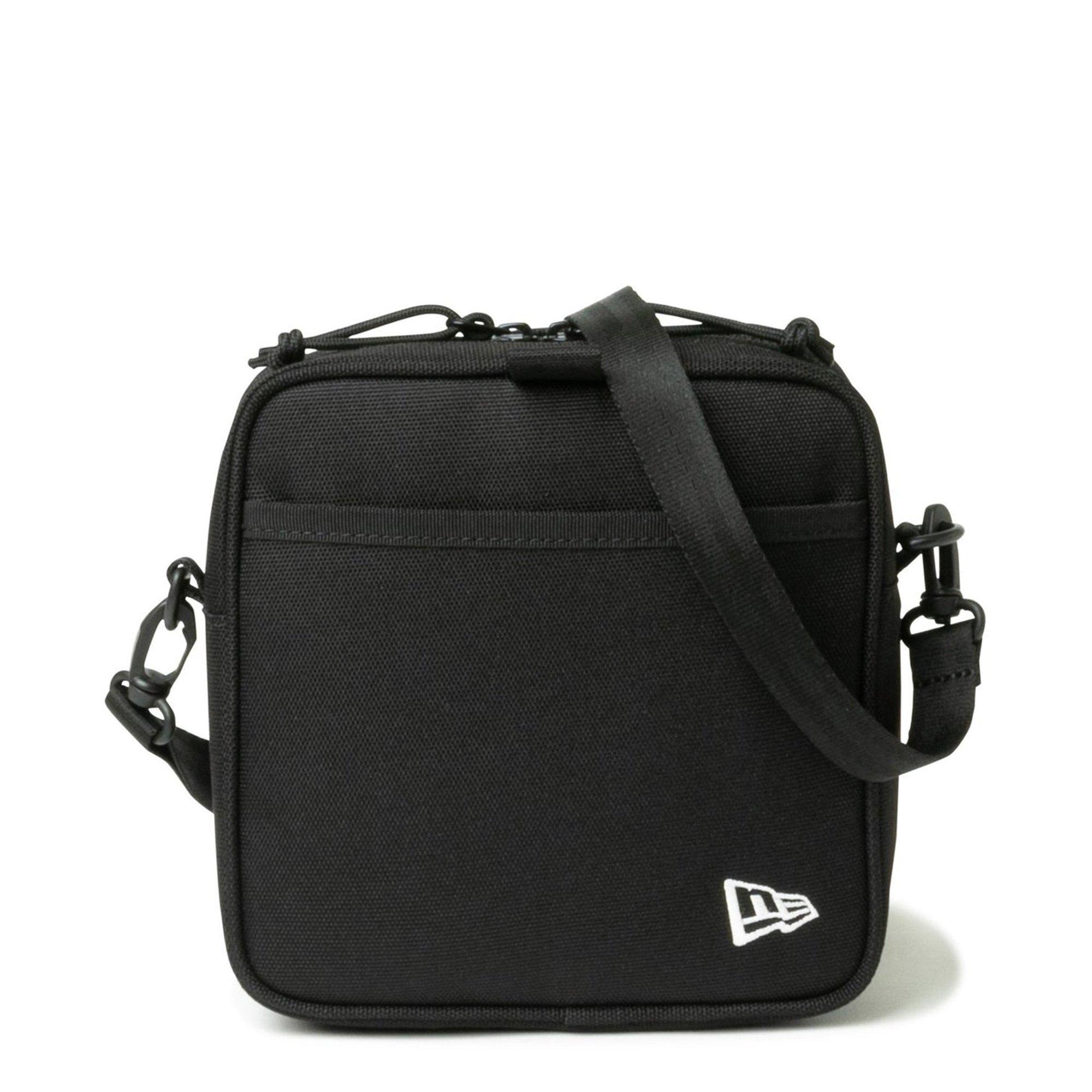 Black - New Era - 1.5L Box Logo Square Shoulder Pouch Bag - 3