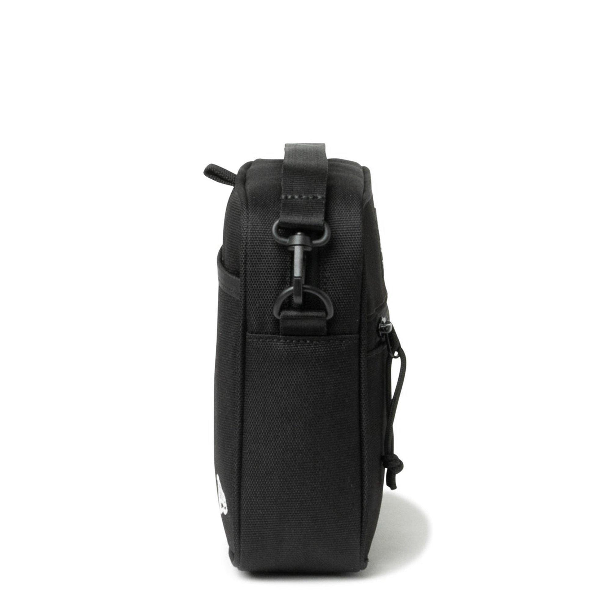 Black - New Era - 1.5L Box Logo Square Shoulder Pouch Bag - 5