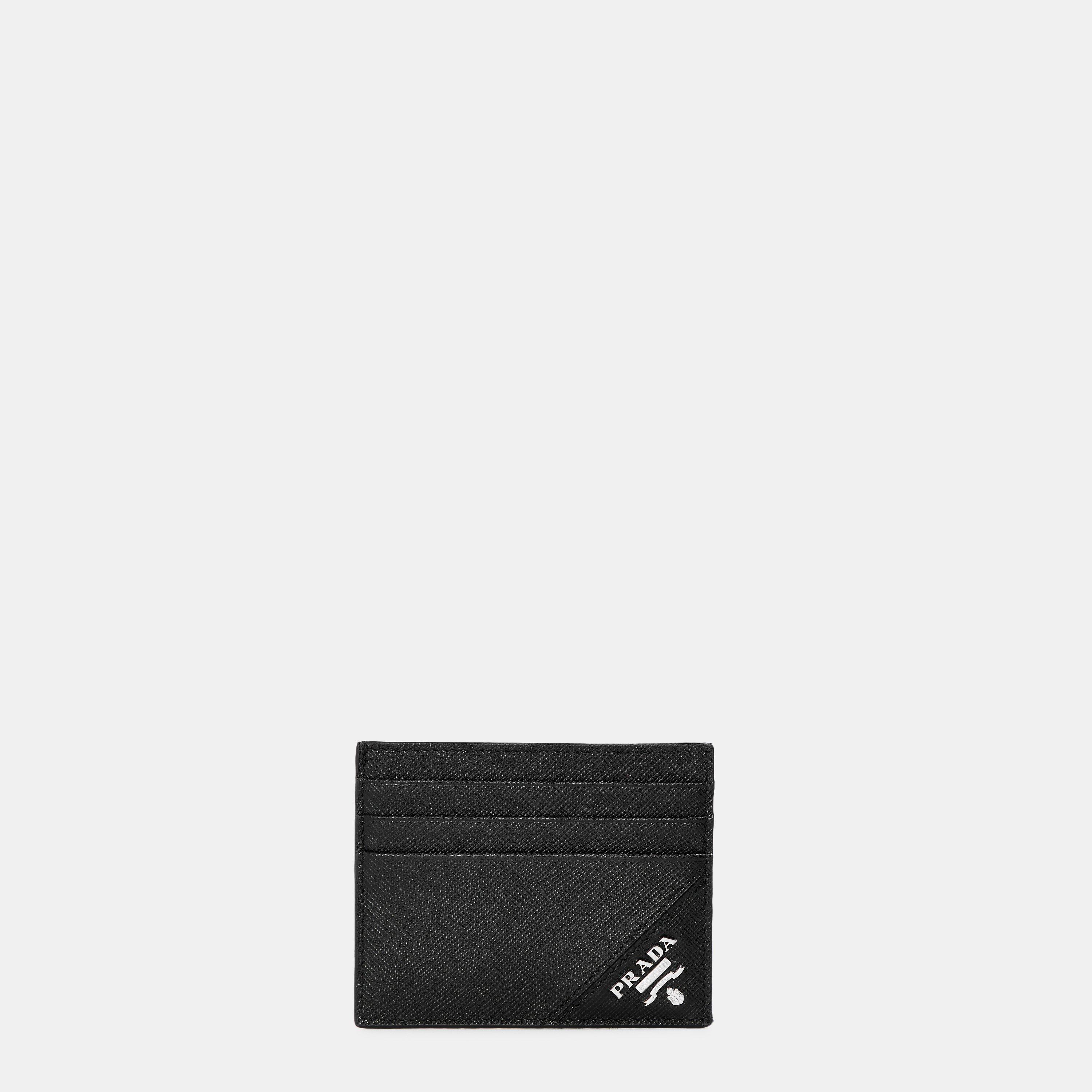 Prada Men's Triangle Card Holder