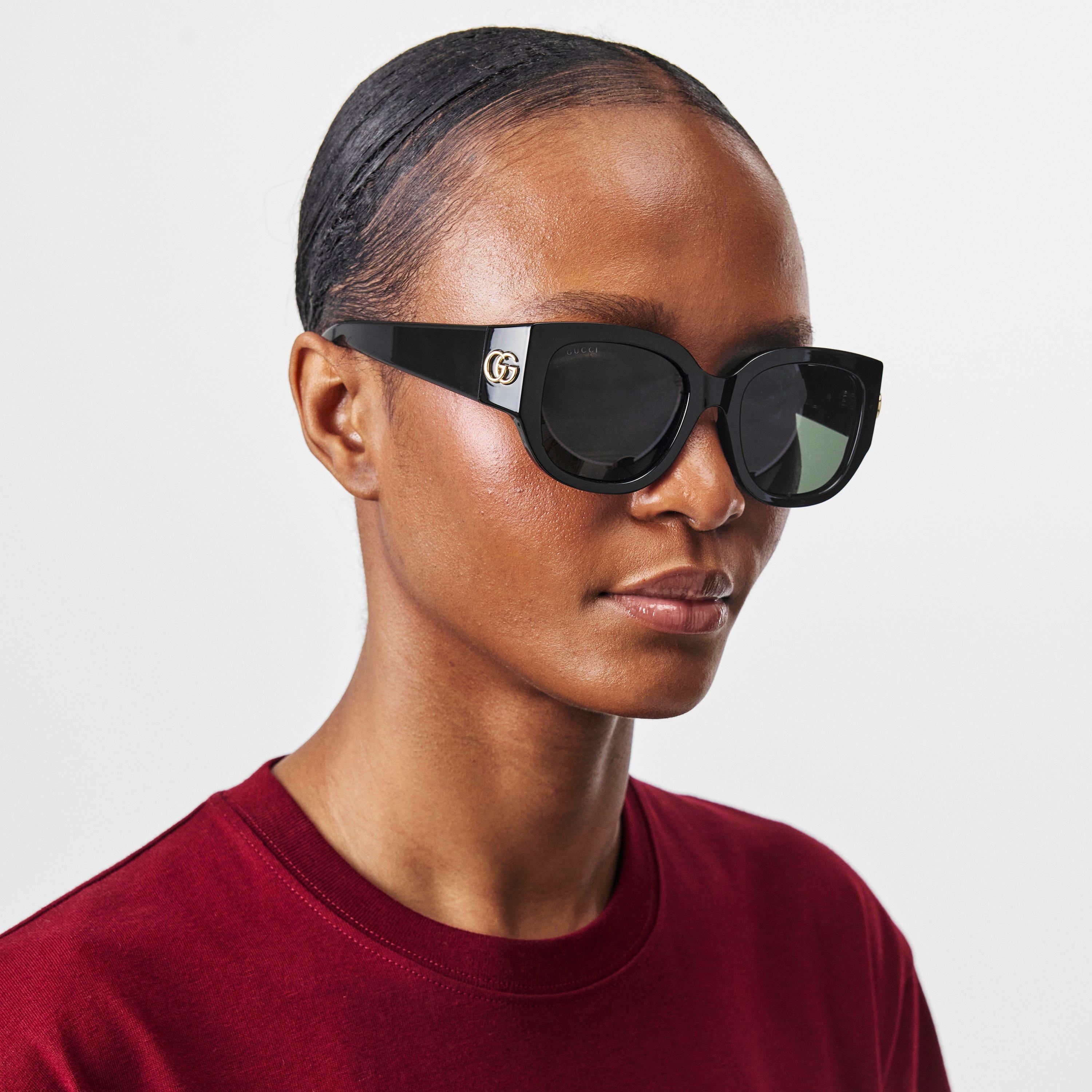 Black - Gucci - Oversized Sunglasses - 3