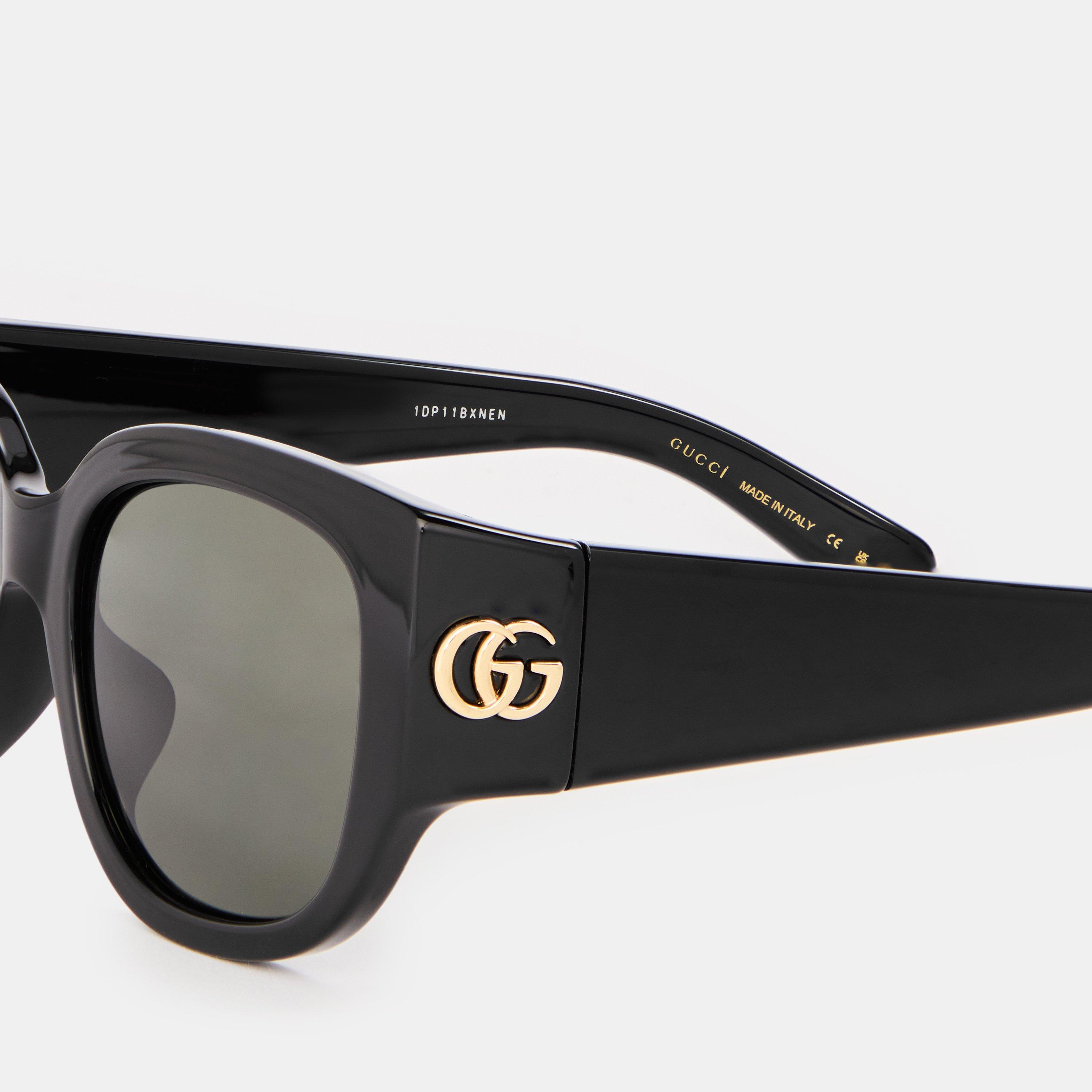 Black - Gucci - Oversized Sunglasses - 5