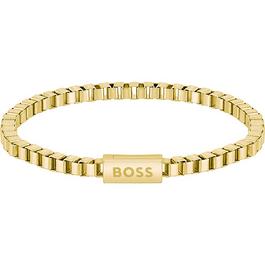 Boss Gents BOSS Chain for Him Gold IP Bracelet