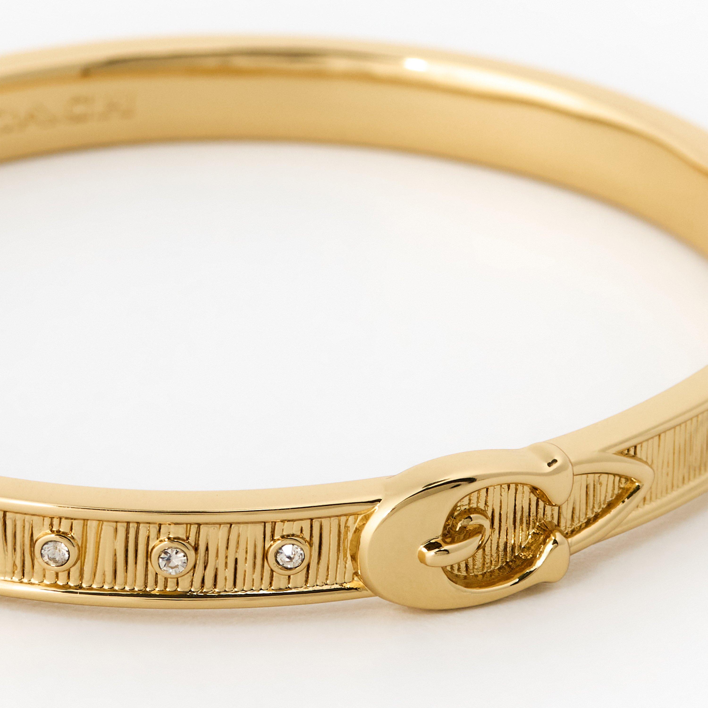 GOLD - Coach - COACH BUCKLE BANGLE - 2