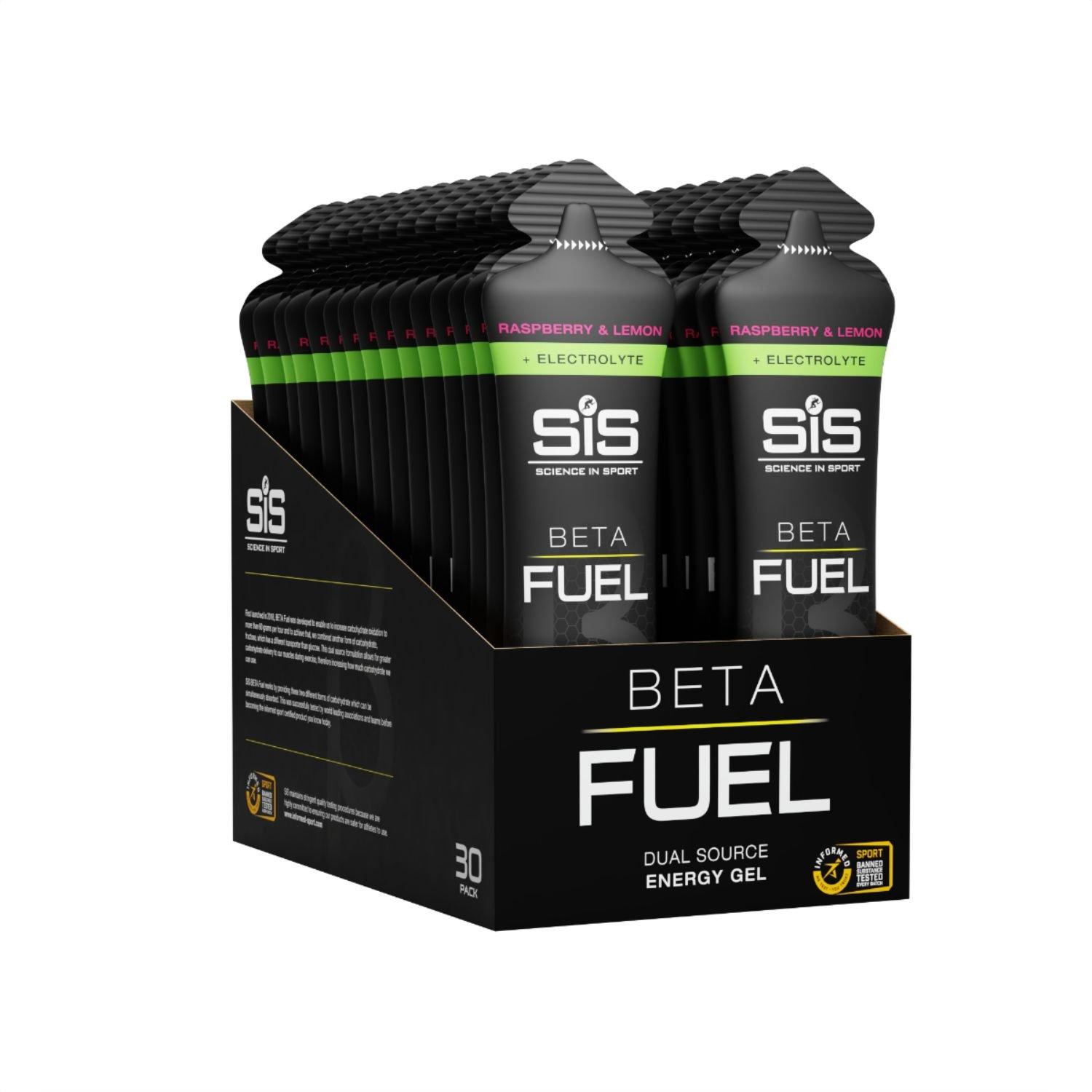 Raspberry & Lem - Sis - Beta Fuel + Electrolyte Gels - 30 pack