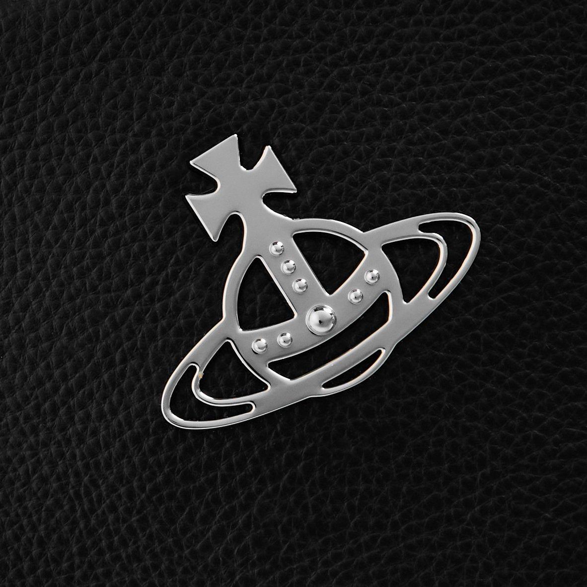 Black - Vivienne Westwood - Women's Viv Heart Croc Crossbody Bag - 4