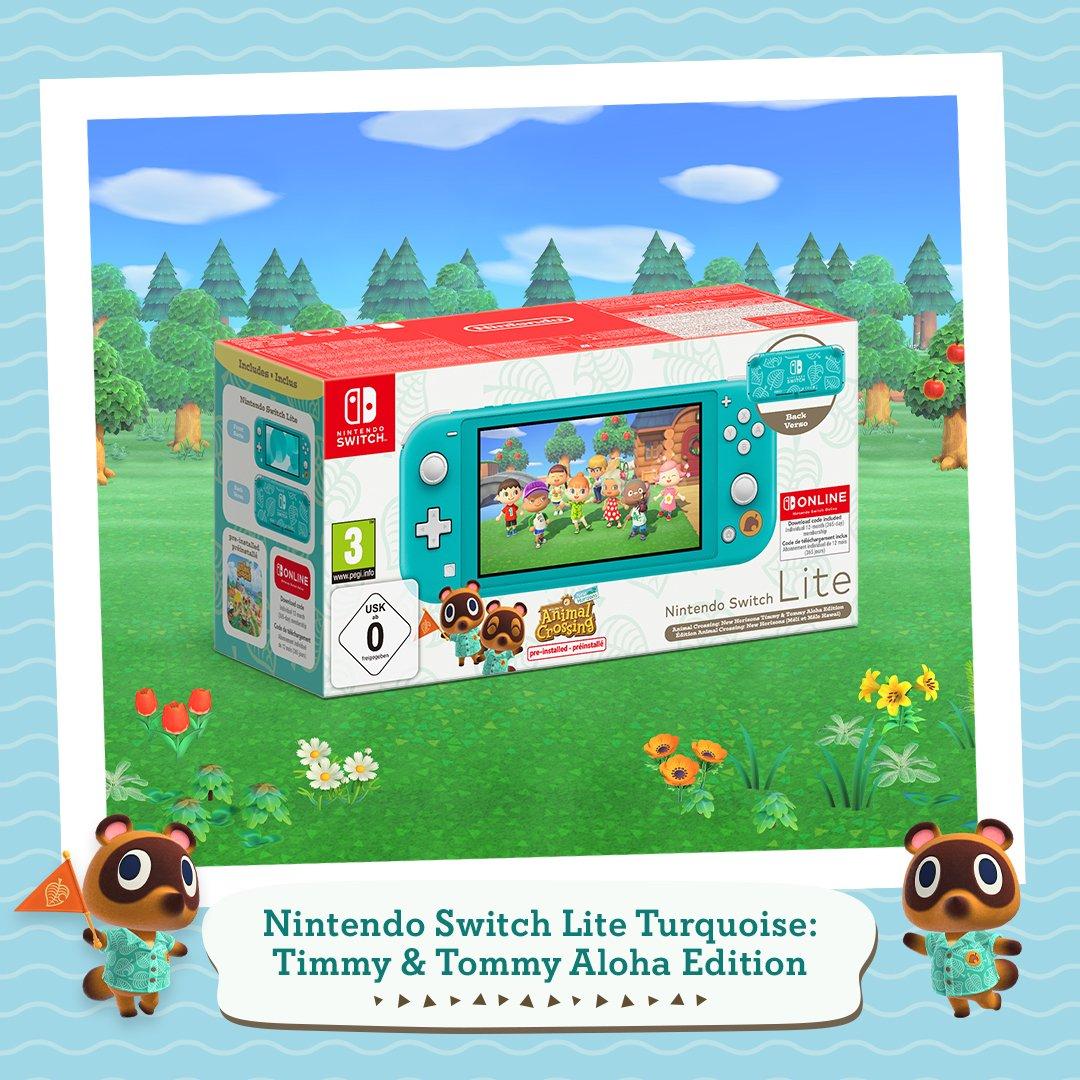 Turquoise - Nintendo - Switch Lite Turquoise: Timmy & Tommys Edition + 12 Months NSO - 3
