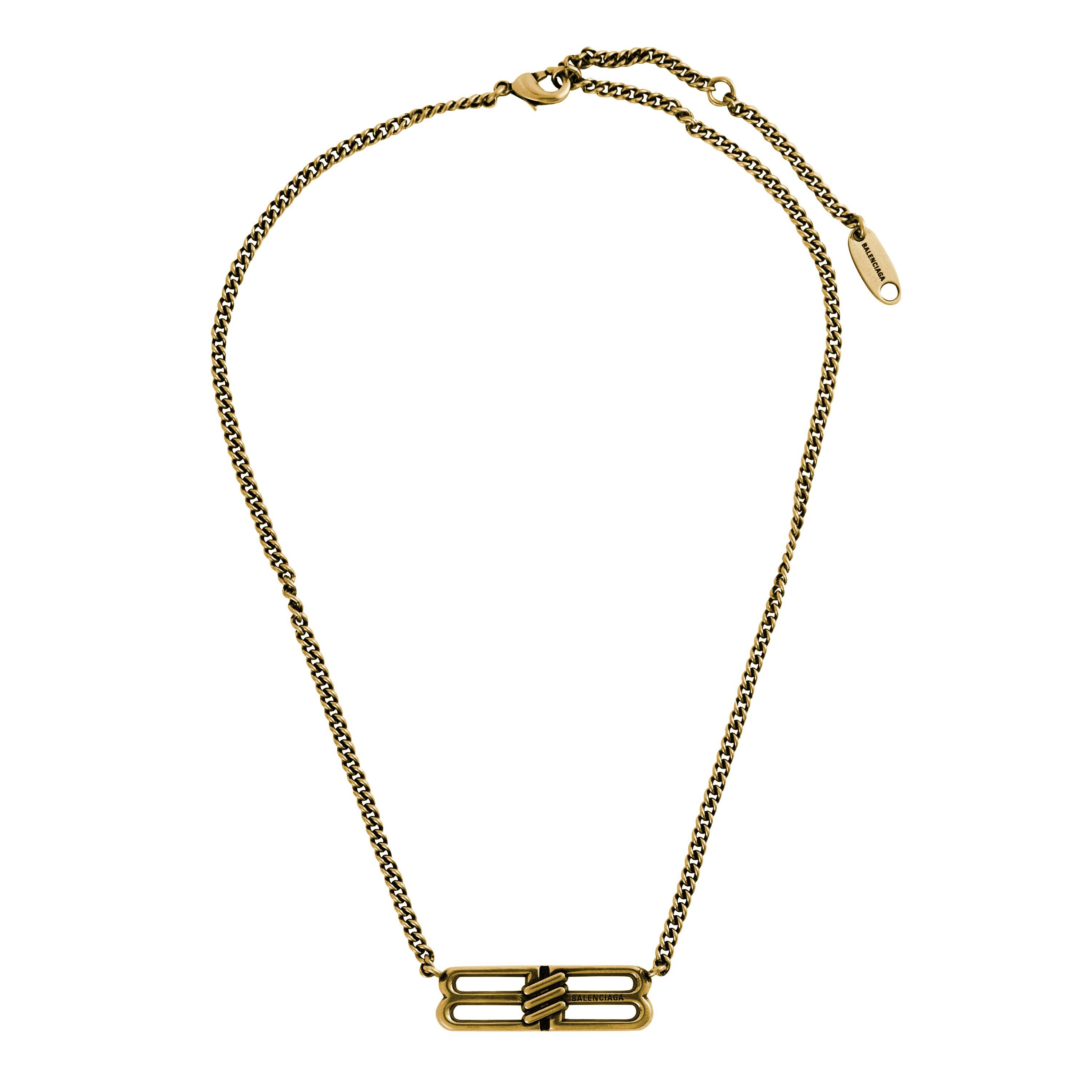Ant Gold 0604 - Balenciaga - License Bb Necklace - 2