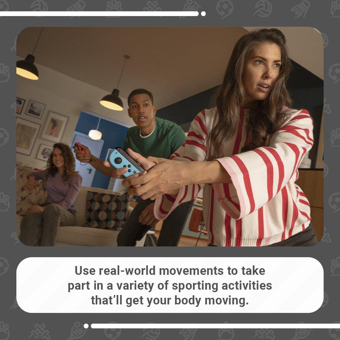 Neon - Nintendo - Switch (Neon Red/Neon Blue) Switch Sports + 12 Months NSO - 8