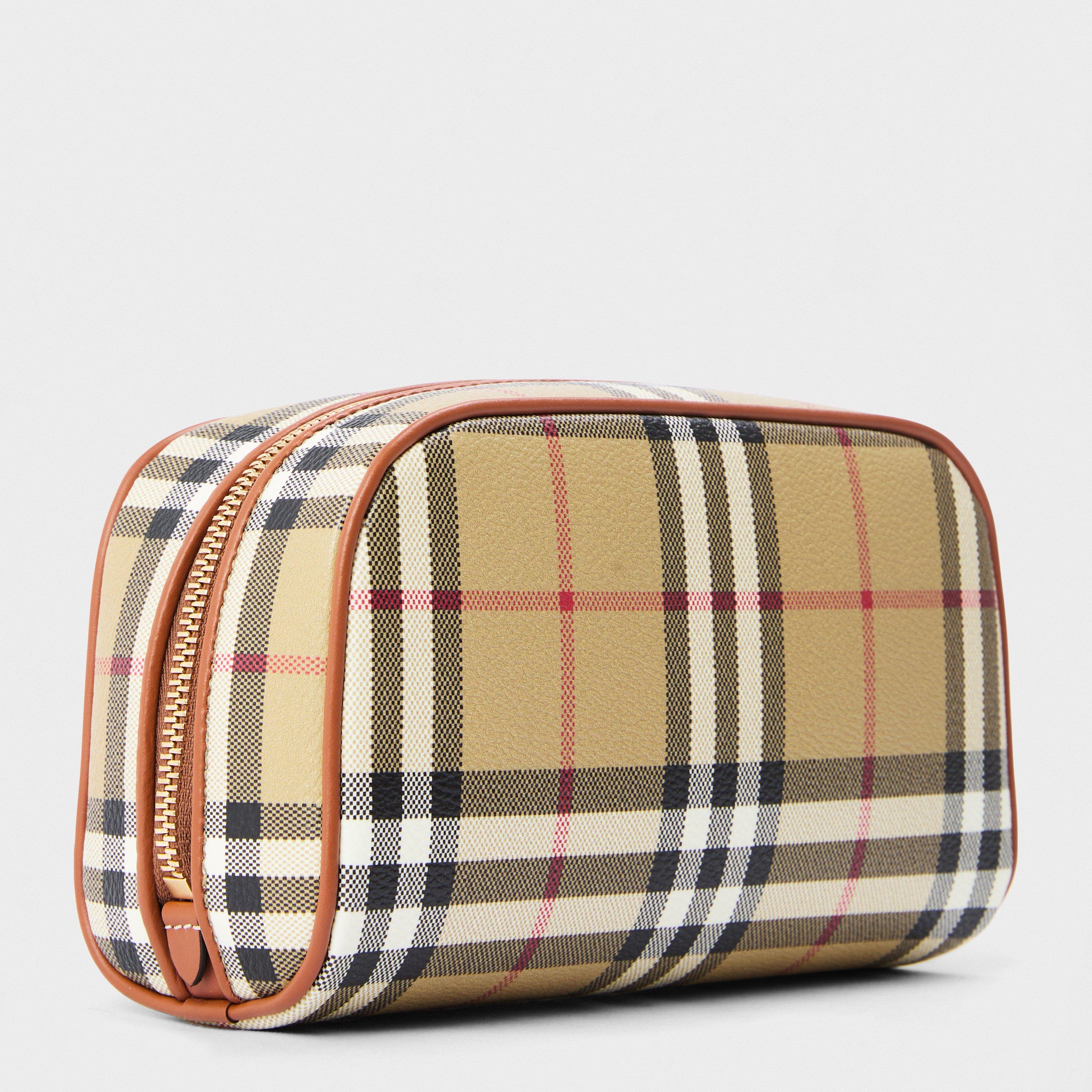Vintage Check - Burberry - Women's Burb Cosmetic Wash Bag - 2