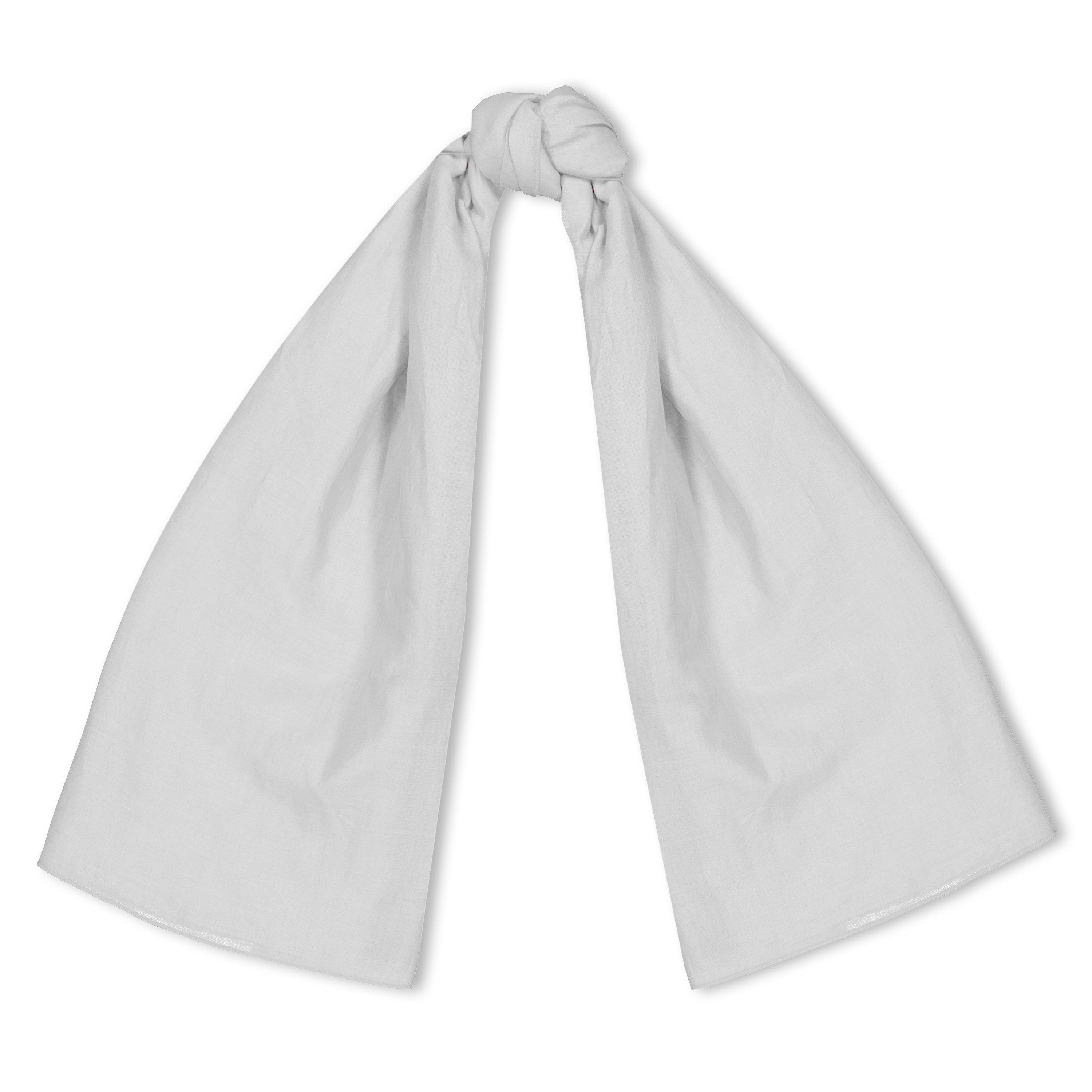White - The Andamane - Women's Marley Foulard Lightweight Scarf - 2