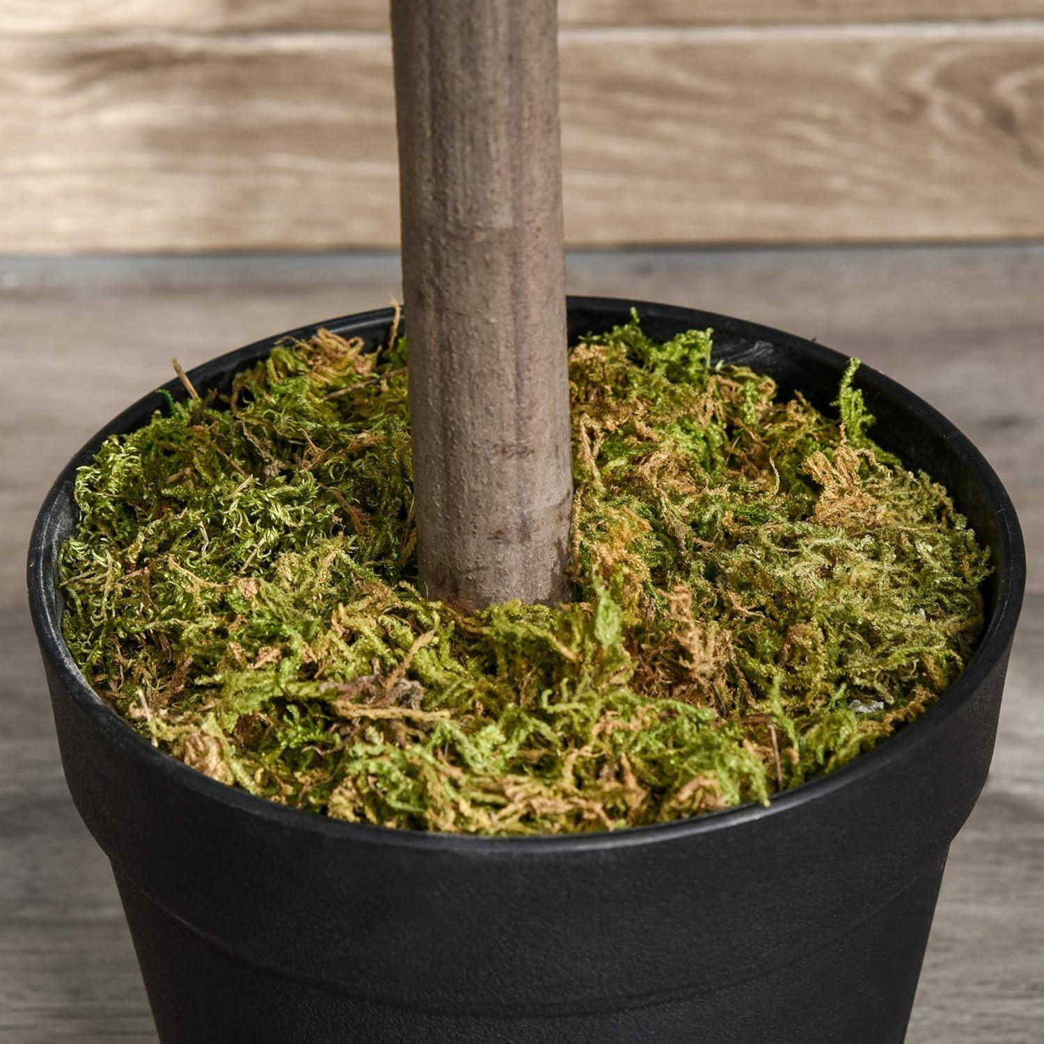 Green - Outsunny - 3FT Artificial Bay Laurel Topiary Trees - 9